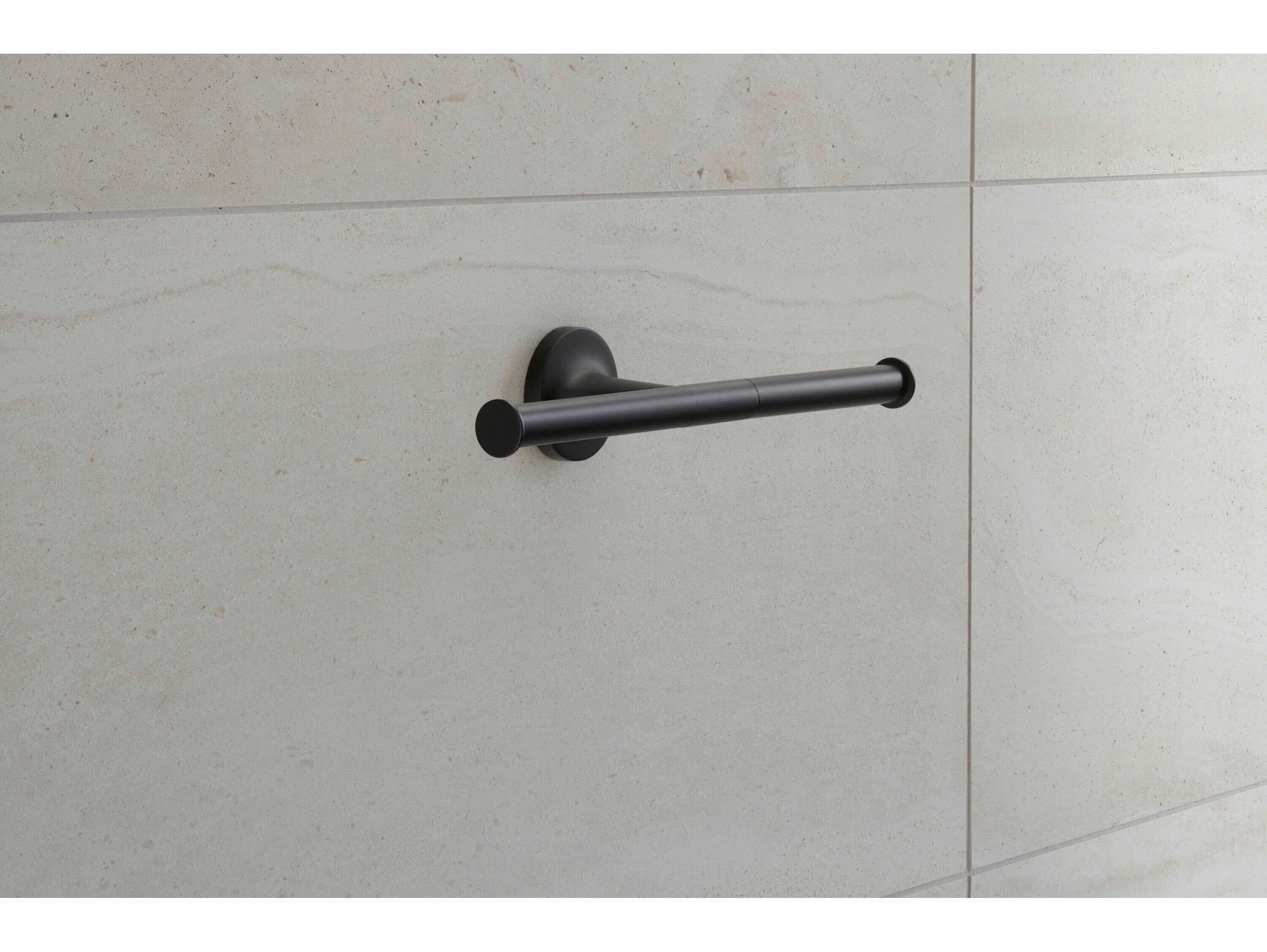 Duravit Starck T Matte Black Double Toilet Paper Holder