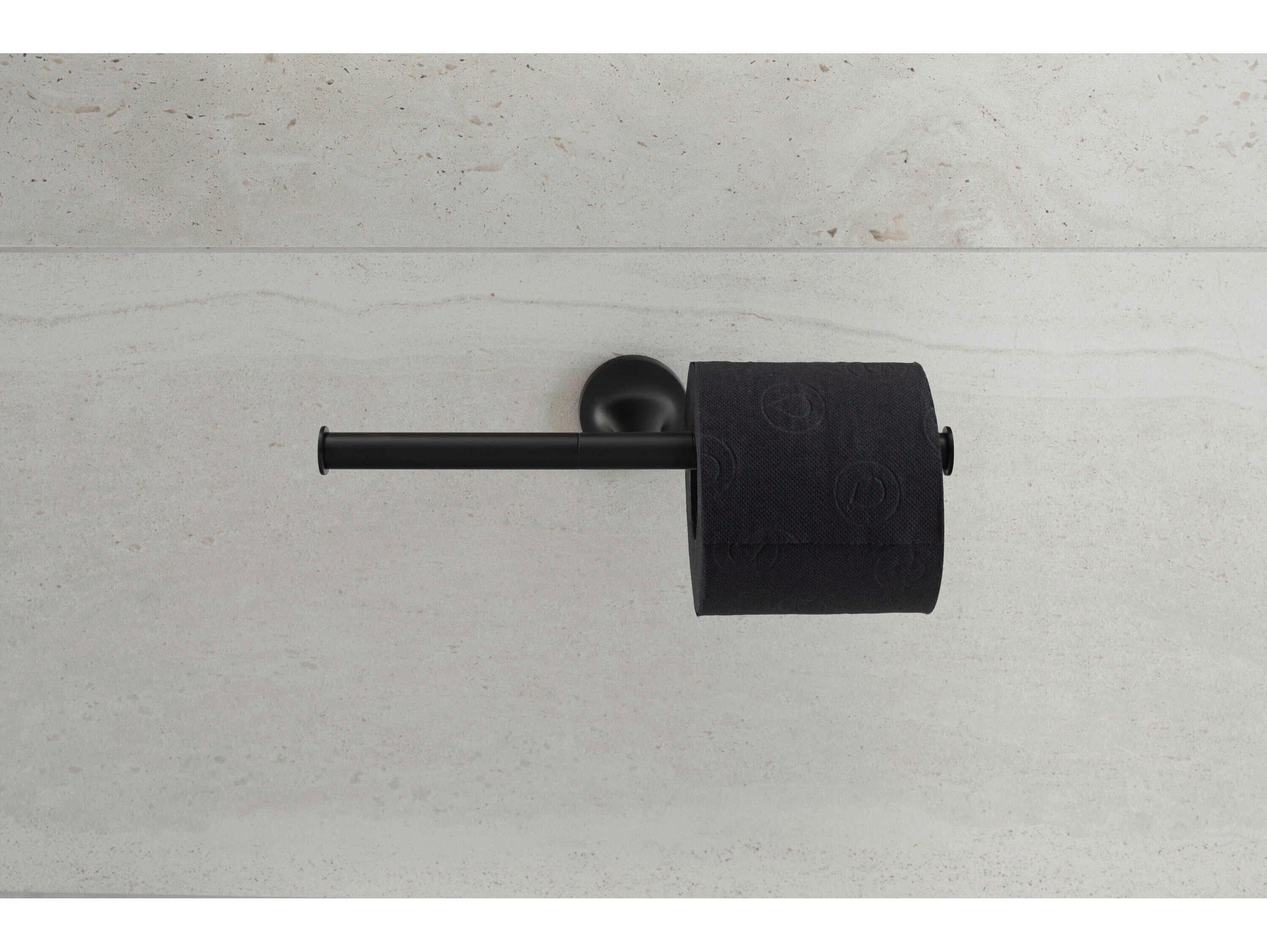 Duravit Starck T Matte Black Double Toilet Paper Holder