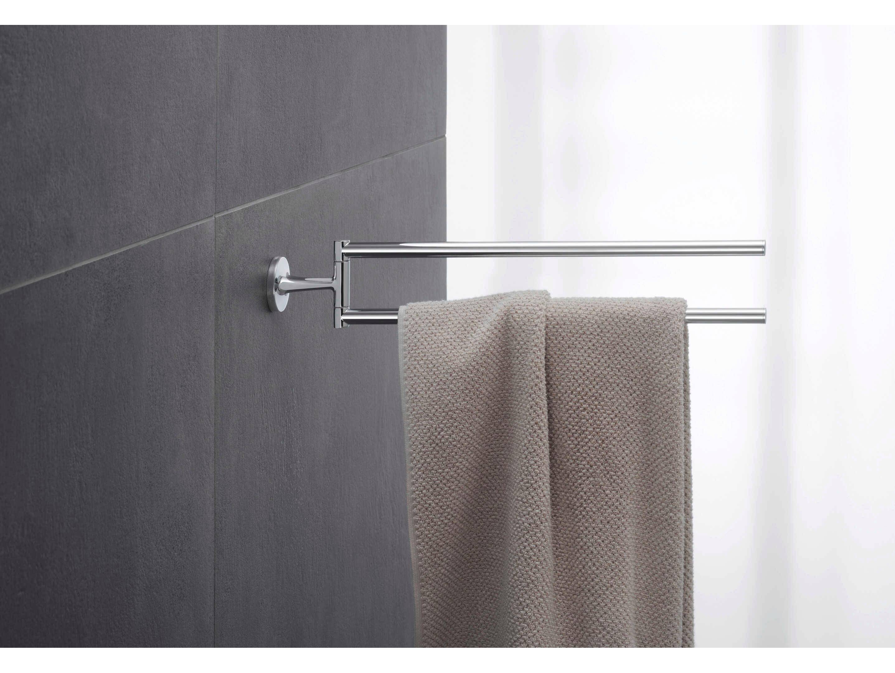 Duravit Starck T 18'' Chrome Double Towel Bar