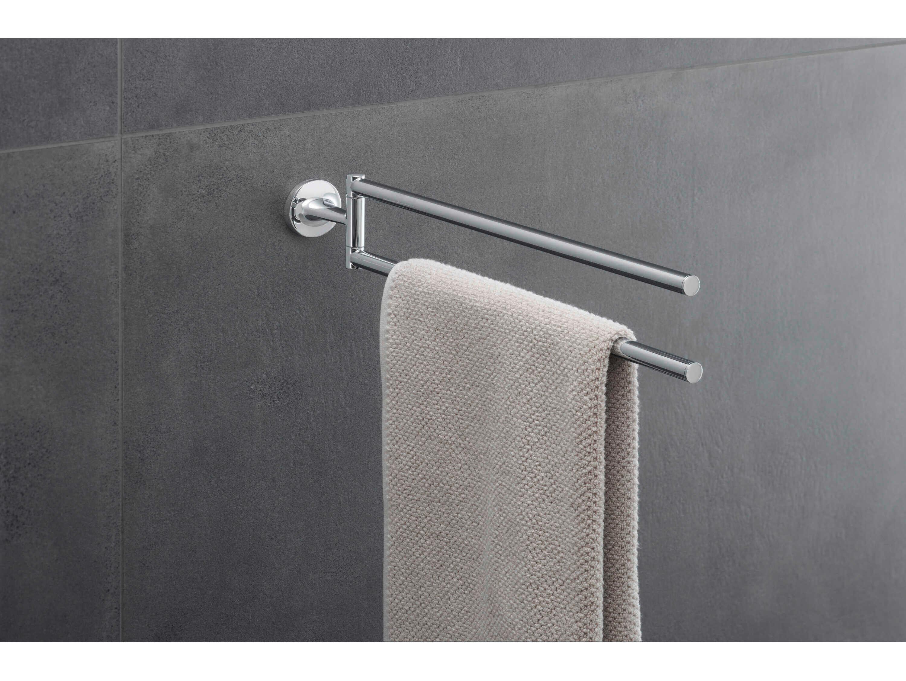 Duravit Starck T 18'' Chrome Double Towel Bar