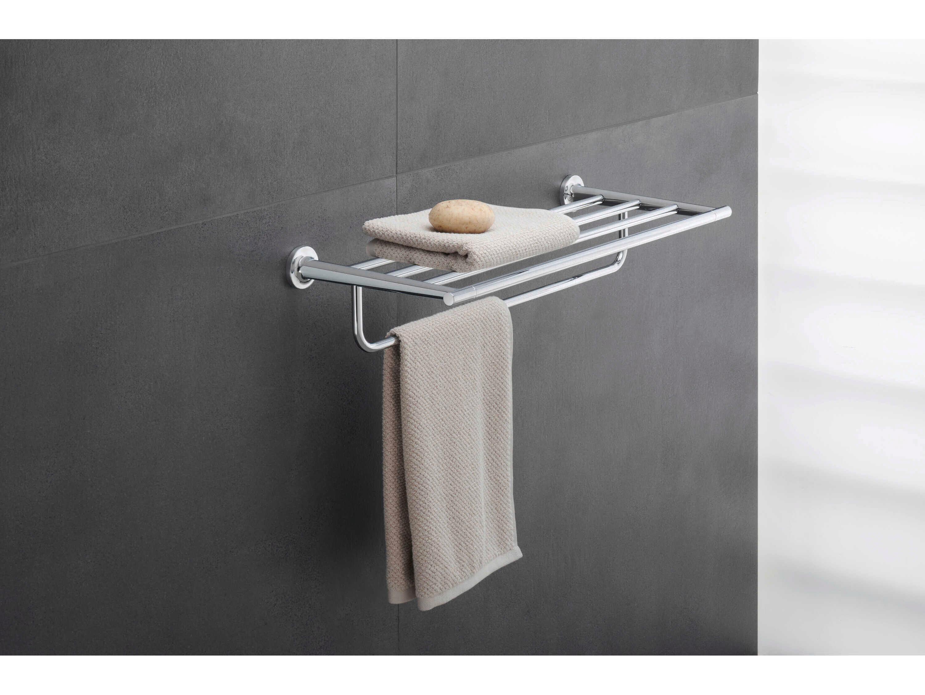 Duravit Starck T 24'' Chrome Towel Shelf