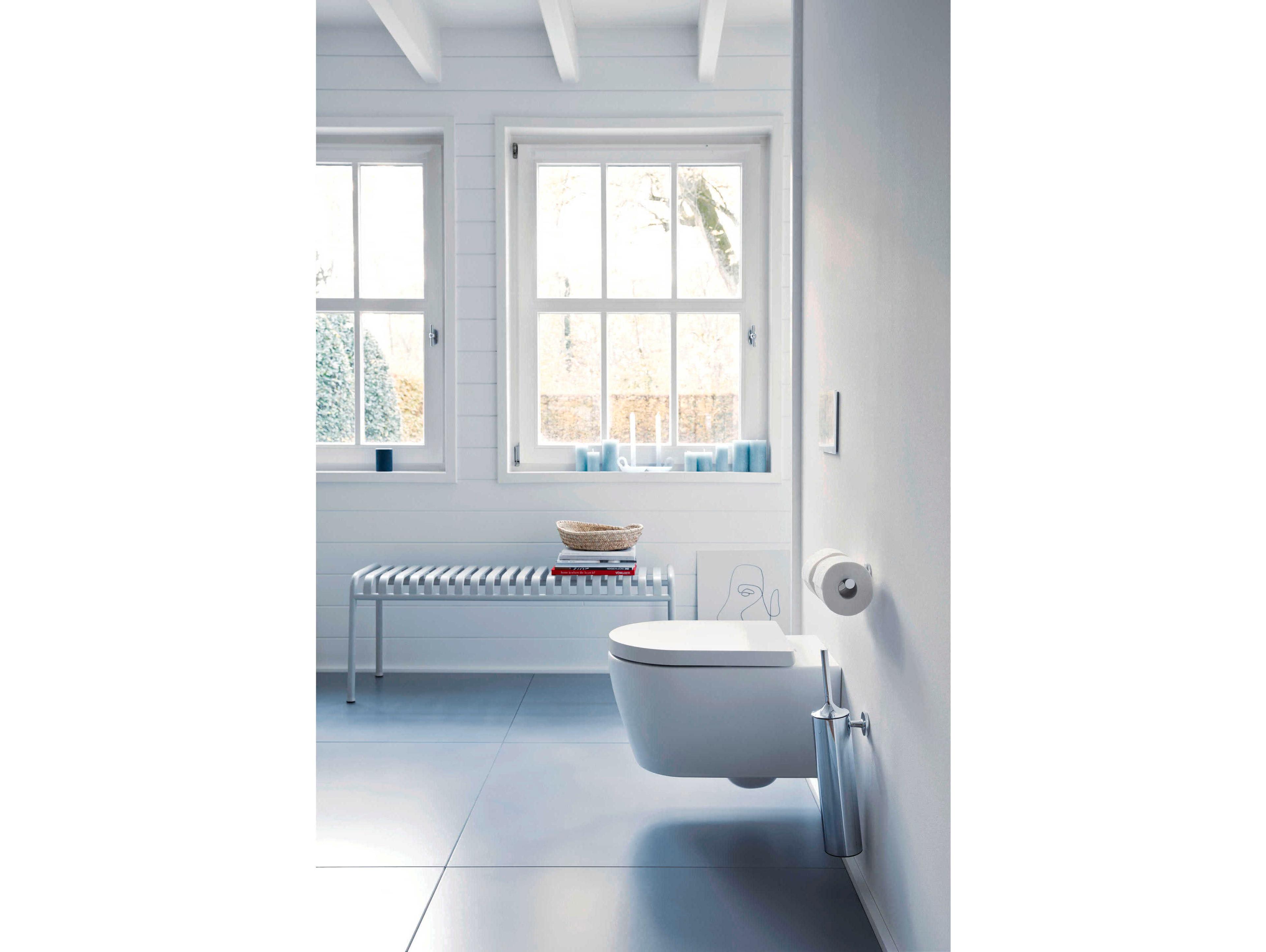 Duravit Starck T Chrome Wall-Mounted Brush Set