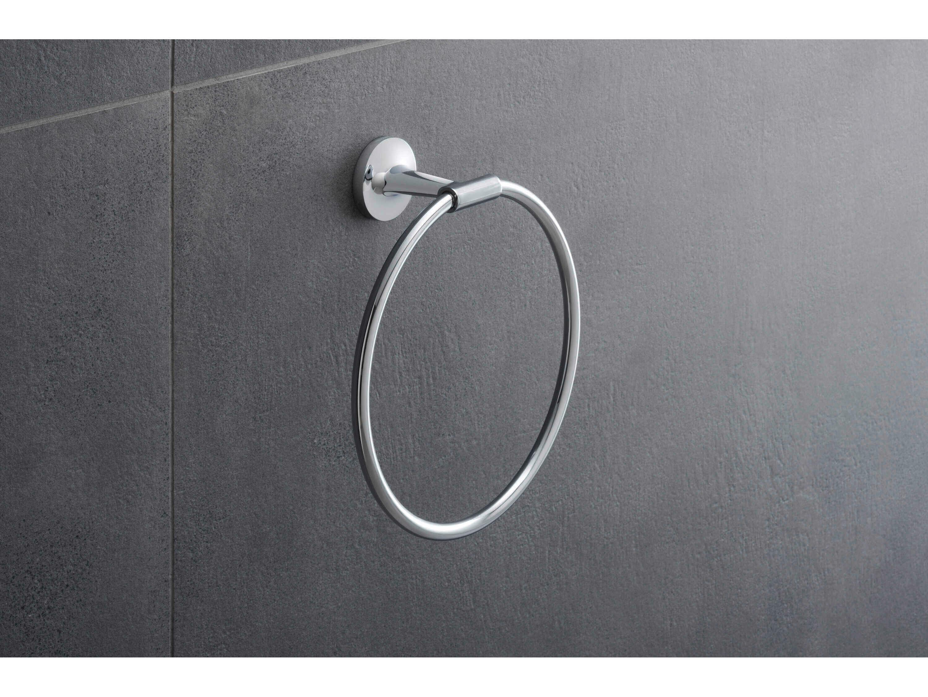 Duravit Starck T 8'' Chrome Towel Ring