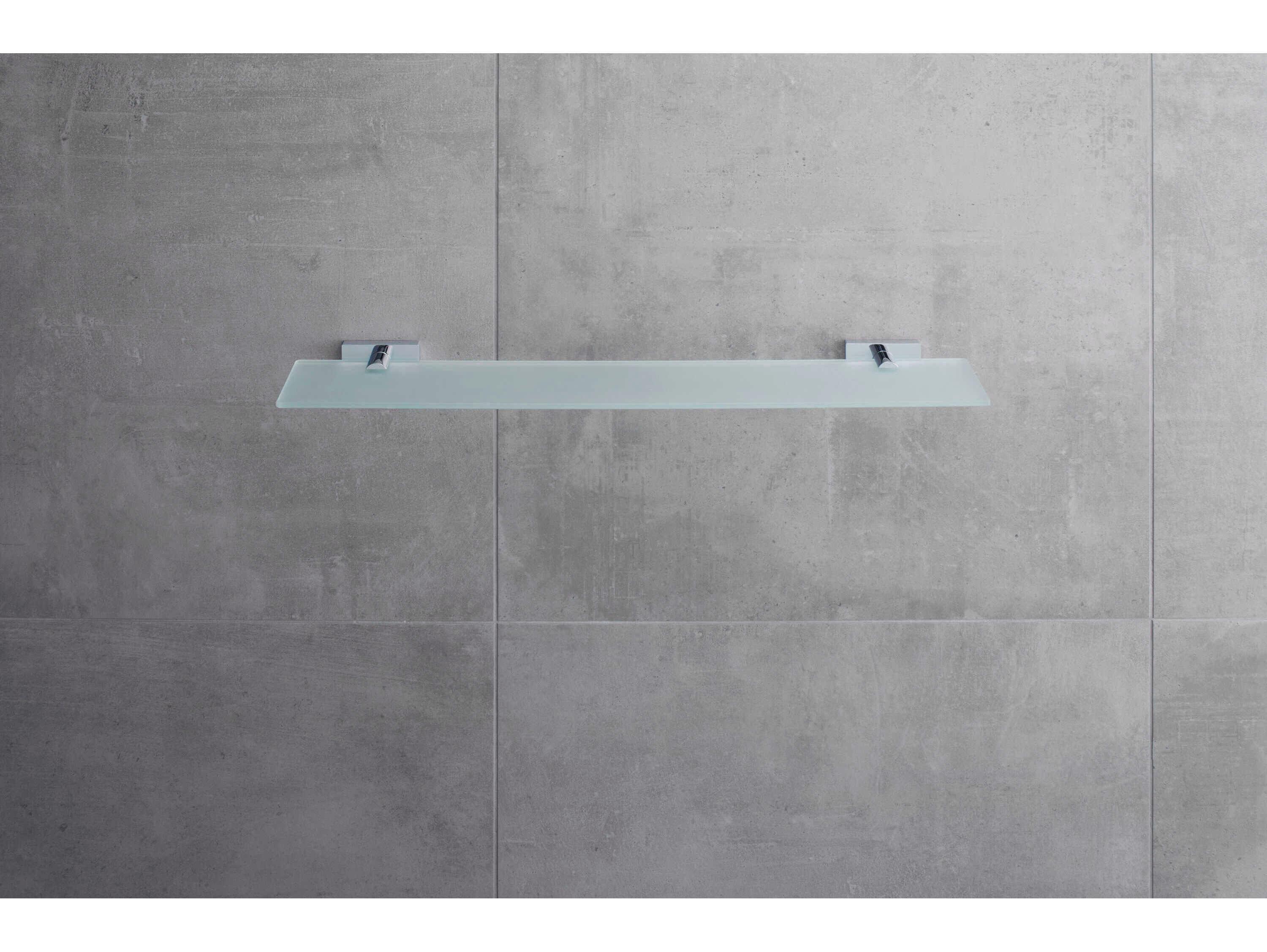 Duravit Karree 24'' Glass Chrome Shelf