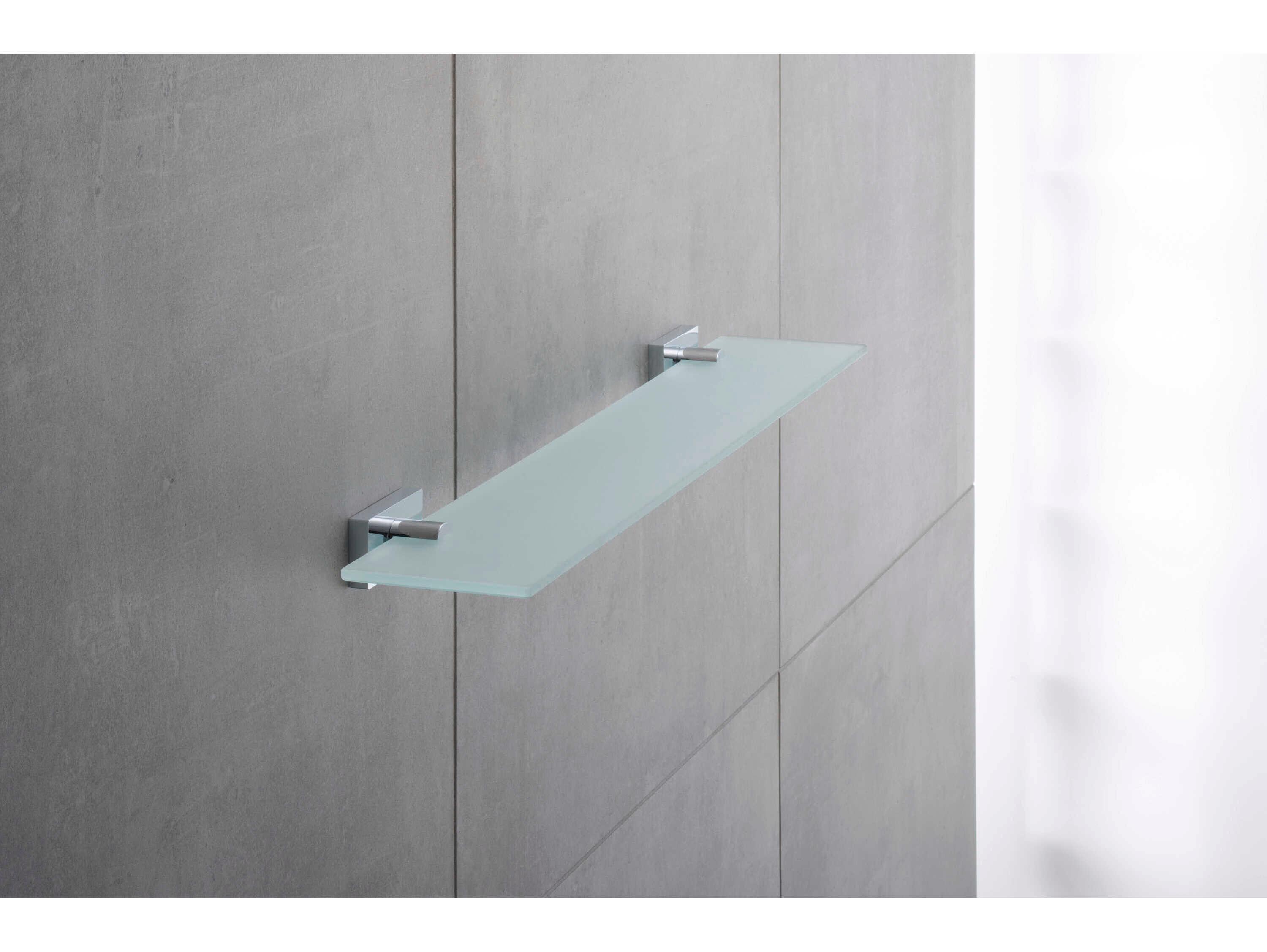 Duravit Karree 24'' Glass Chrome Shelf