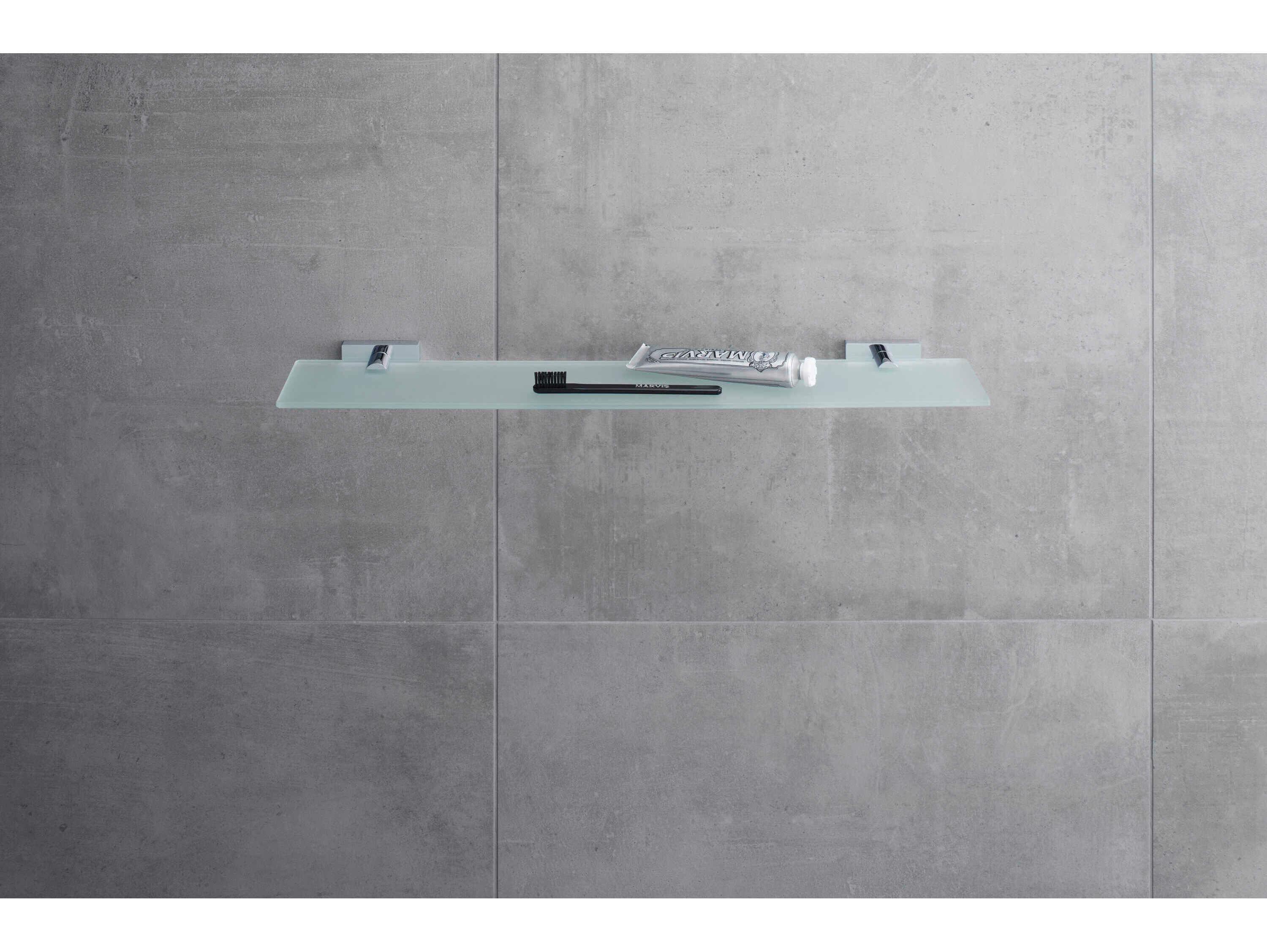 Duravit Karree 24'' Glass Chrome Shelf