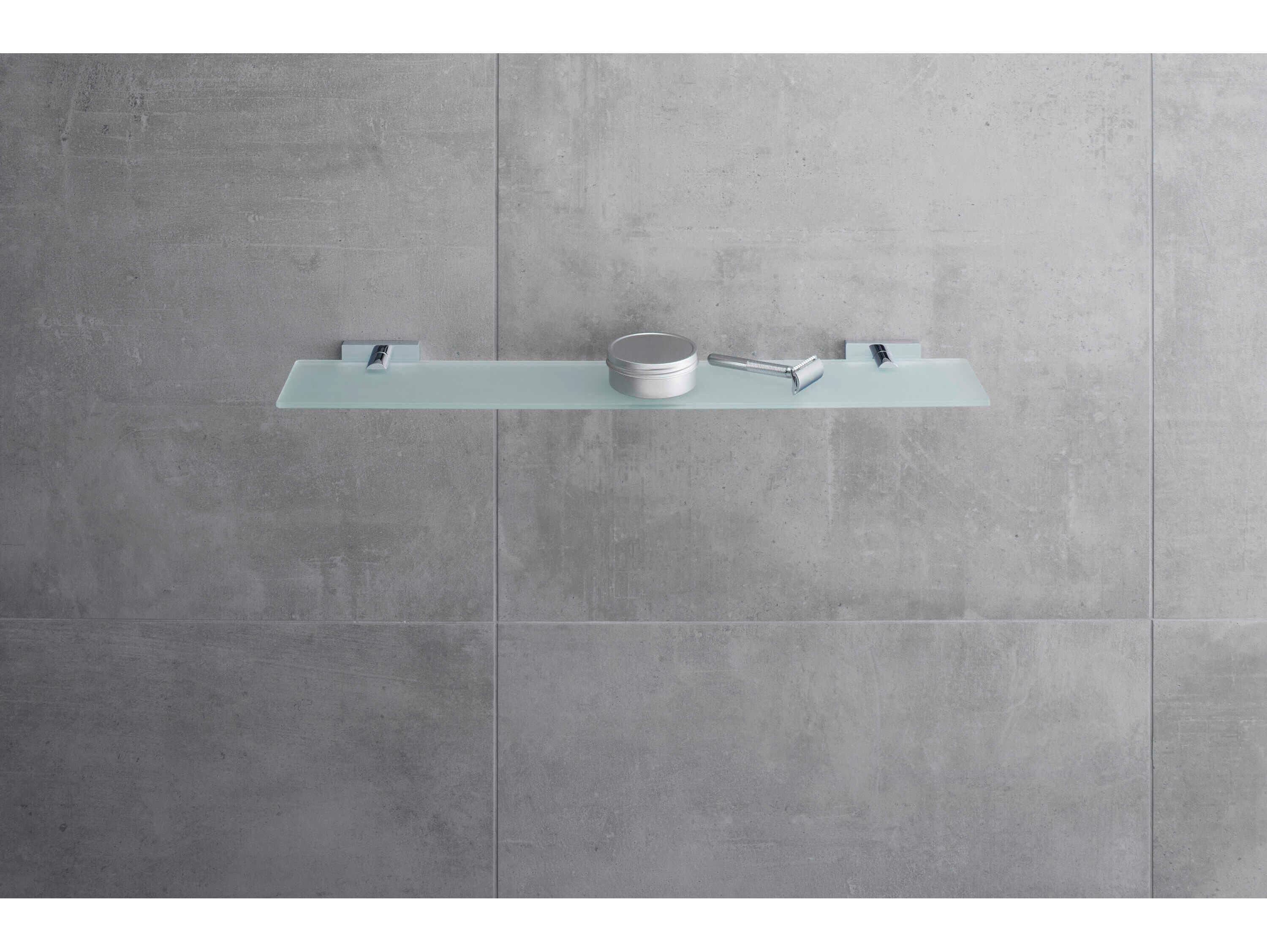 Duravit Karree 24'' Glass Chrome Shelf