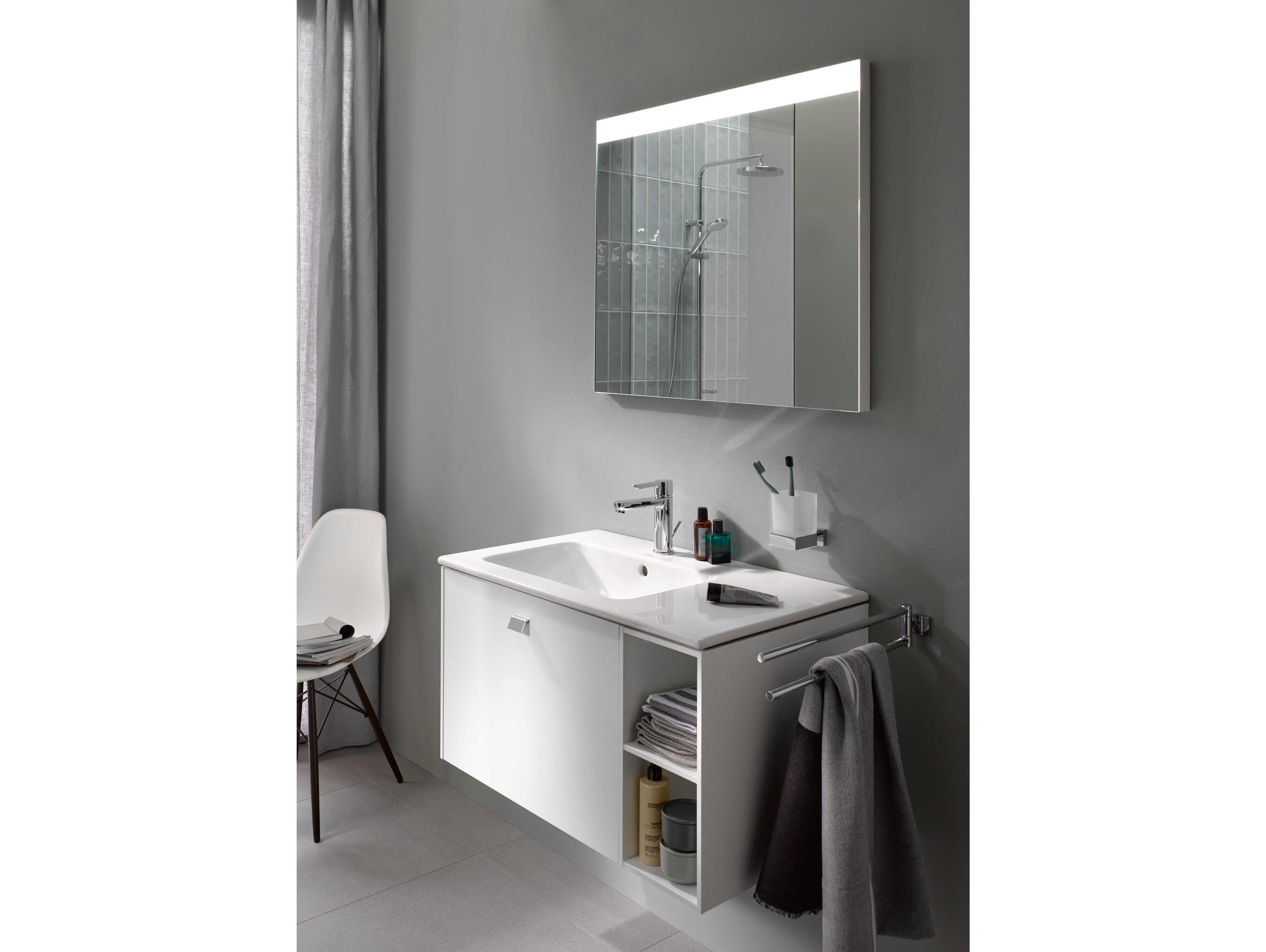 Duravit Karree 4'' Chrome Toothbrush Holder