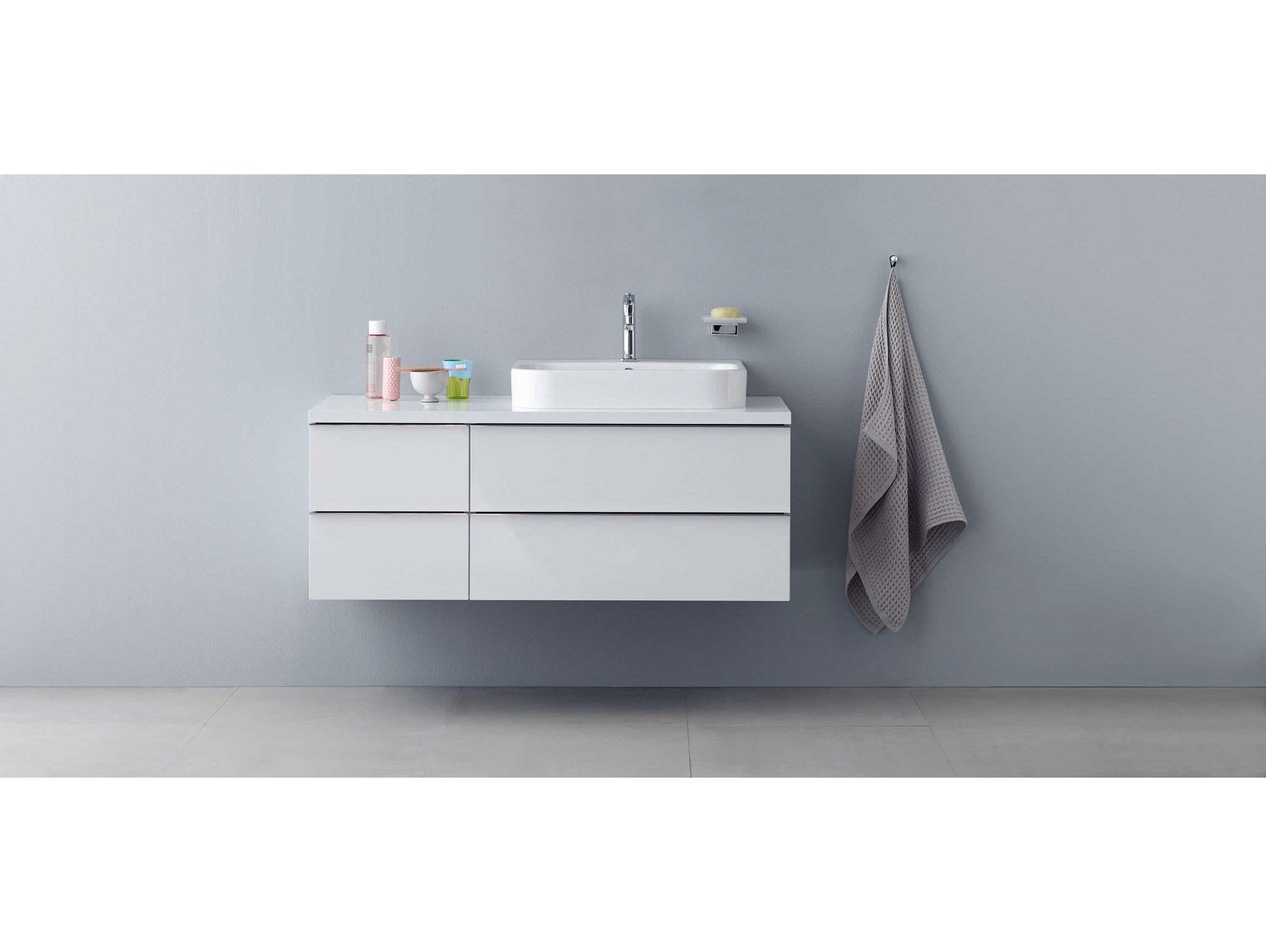 Duravit Karree 5'' Glass Chrome Soap Dish