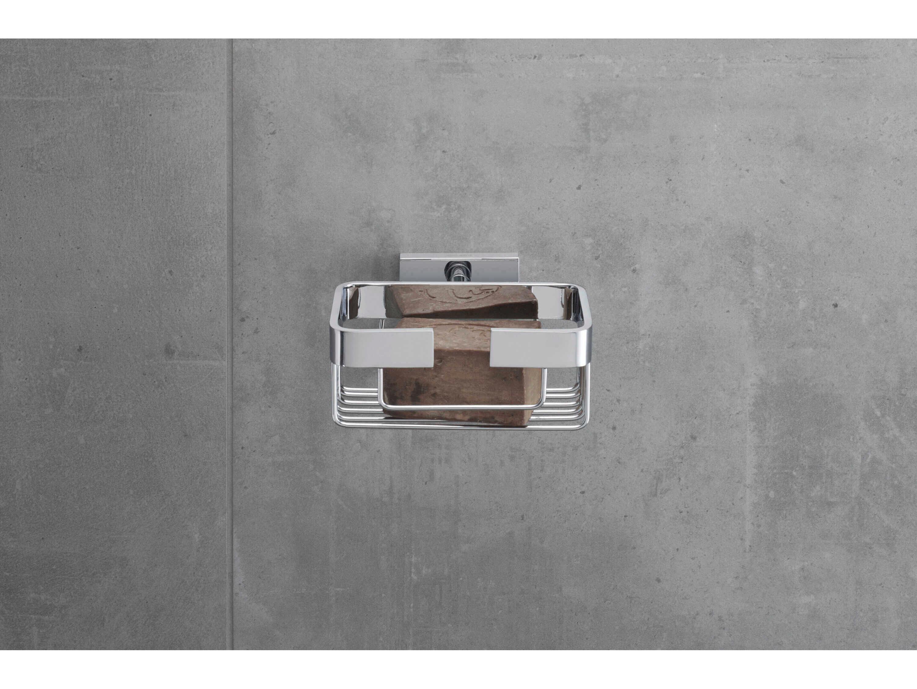 Duravit Karree 6'' Chrome Shower Soap Dish