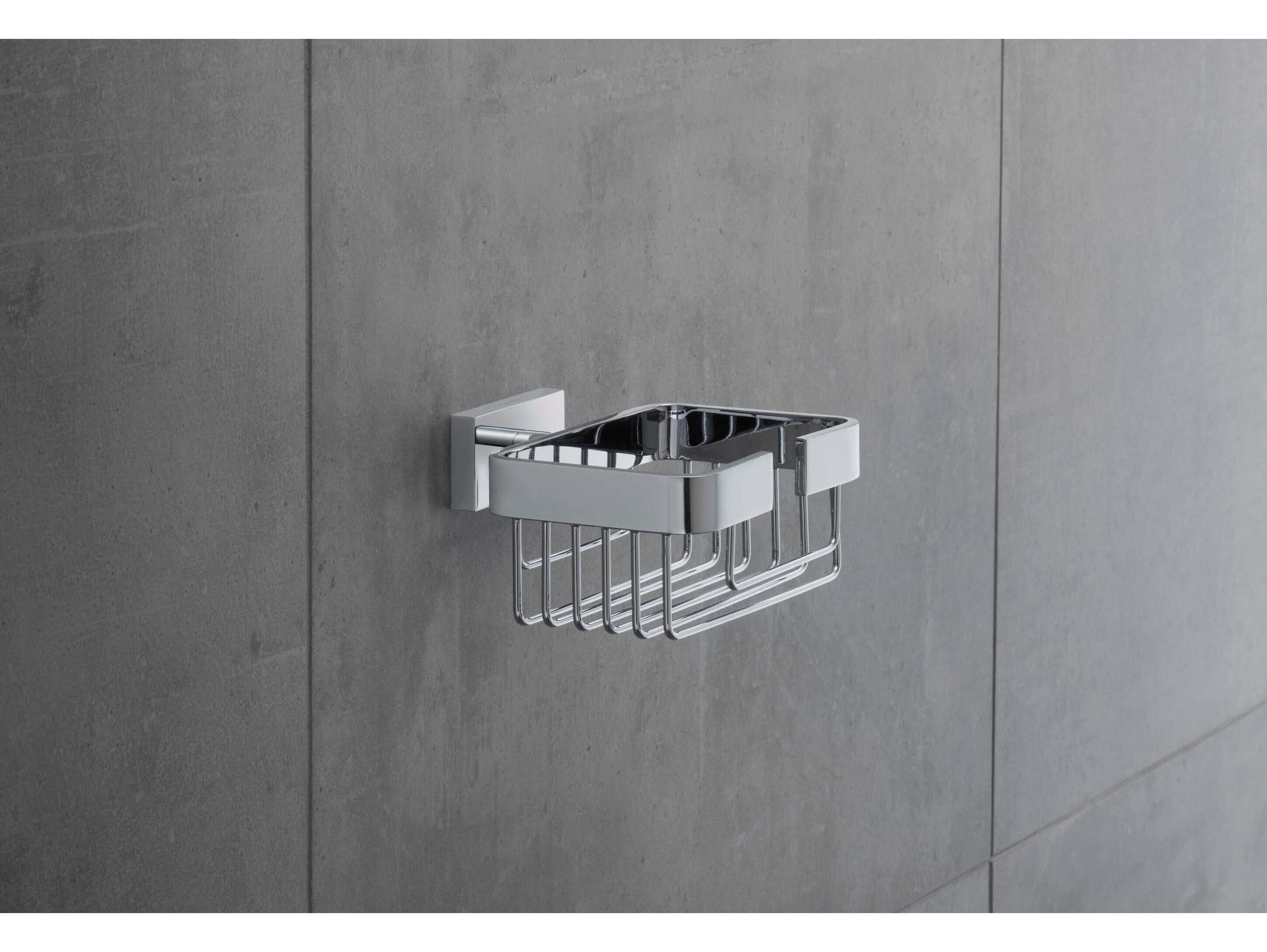 Duravit Karree 6'' Chrome Shower Soap Dish