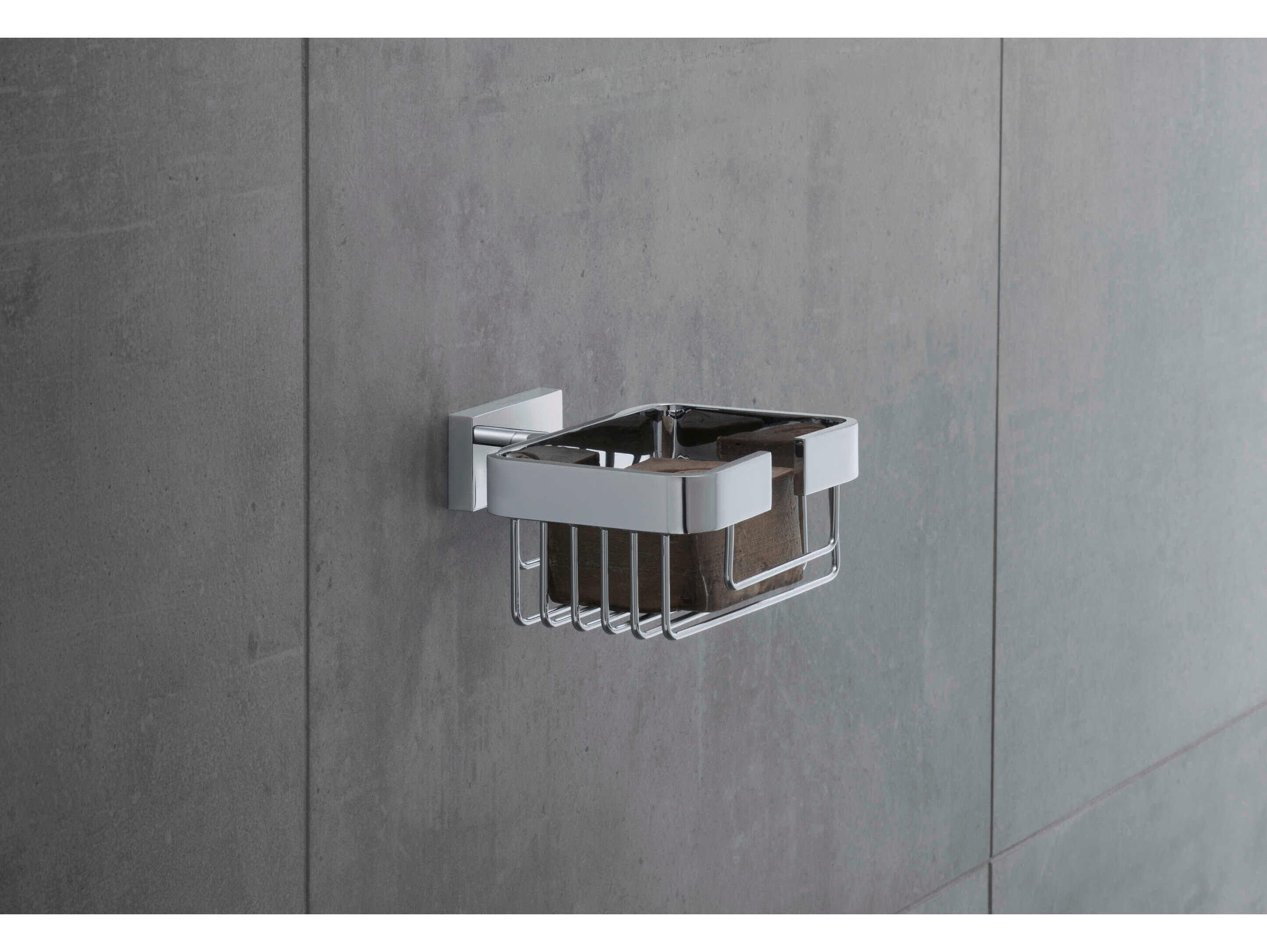 Duravit Karree 6'' Chrome Shower Soap Dish