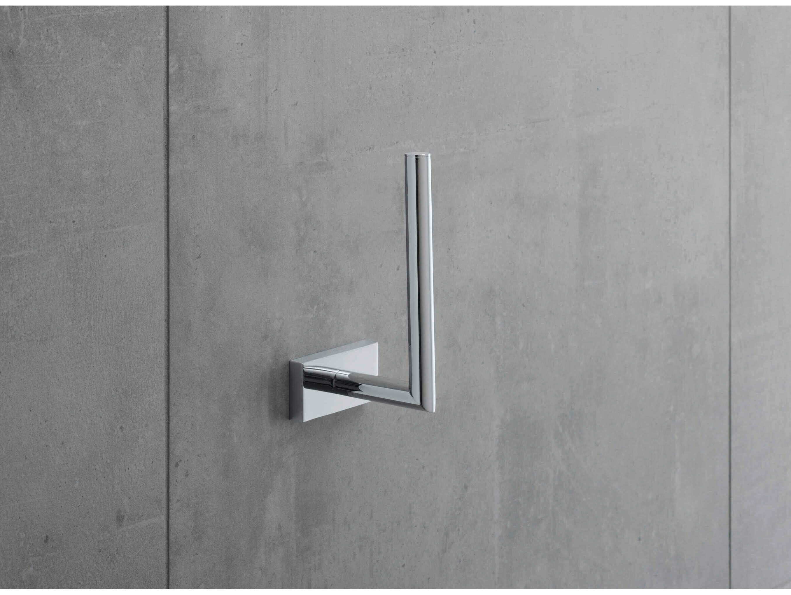 Duravit Karree 3'' Chrome Toilet Paper Holder