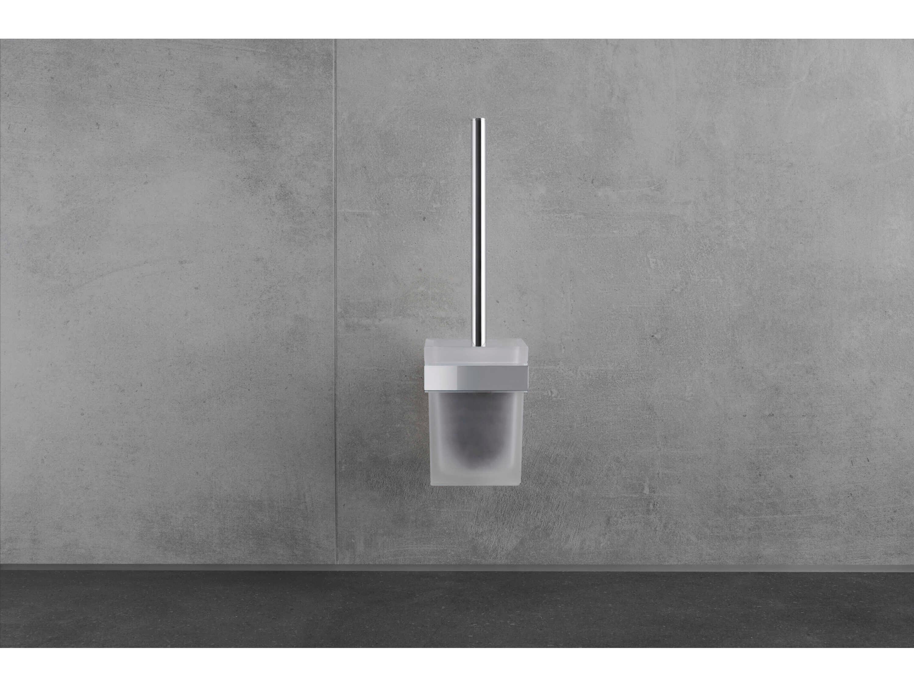 Duravit Karree 4'' Chrome Toilet Brush