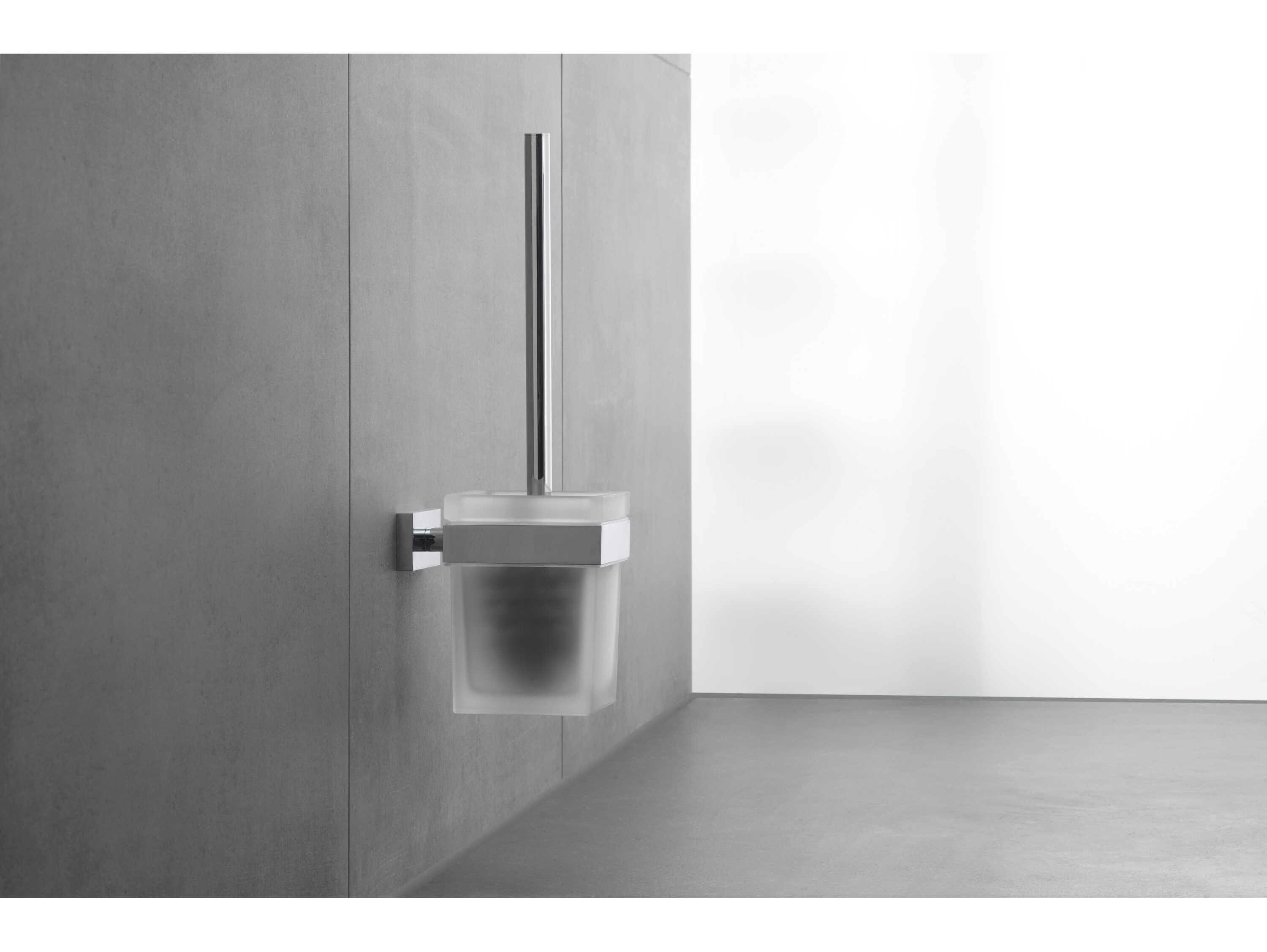 Duravit Karree 4'' Chrome Toilet Brush