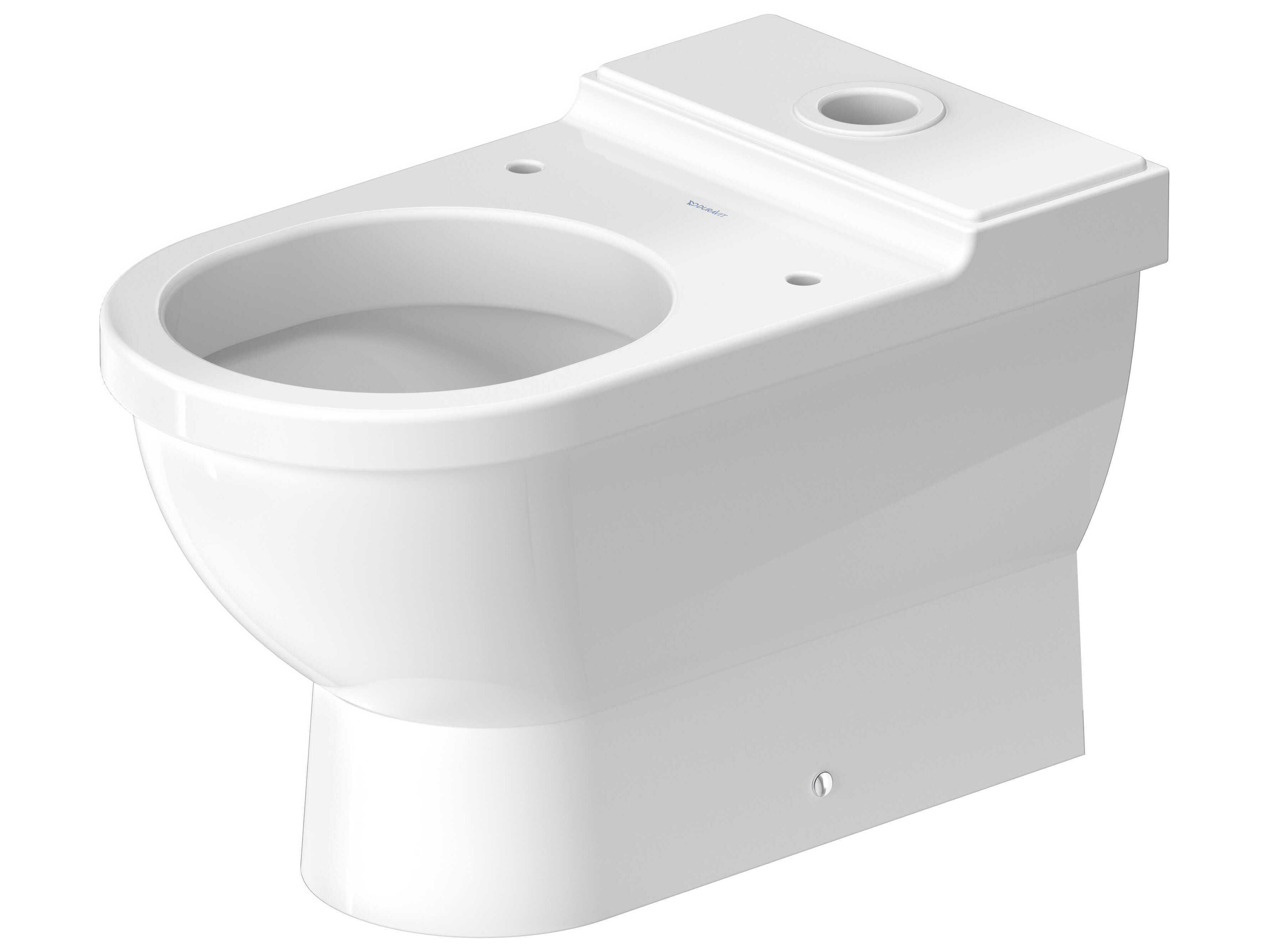 Duravit Starck 3 15'' Ceramic White High Gloss Floor-Mounted Toilet - 0.79/1.59 GPF