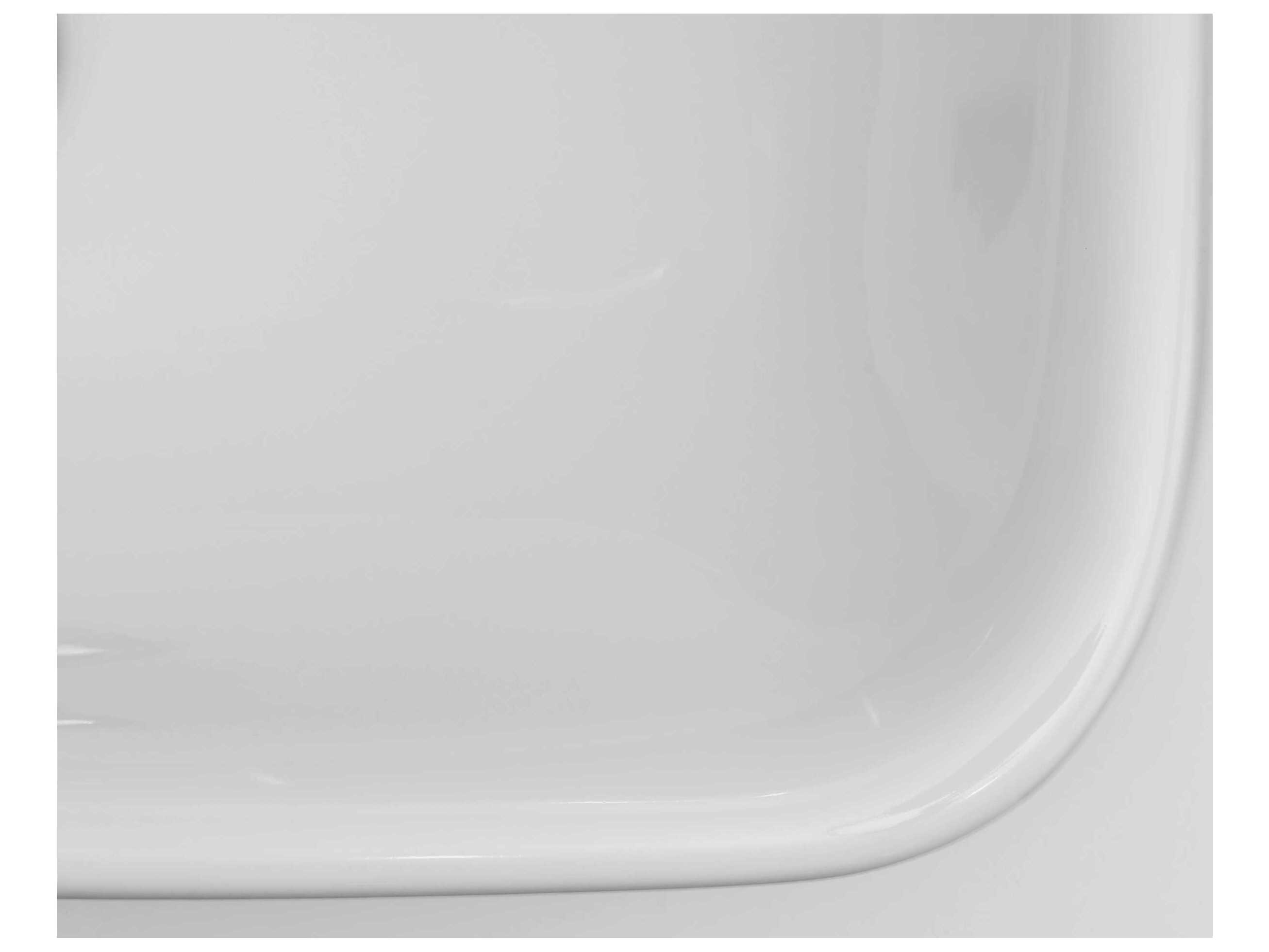 Duravit Durastyle 16'' Ceramic White High Gloss Undermount Sink with No Faucet holes
