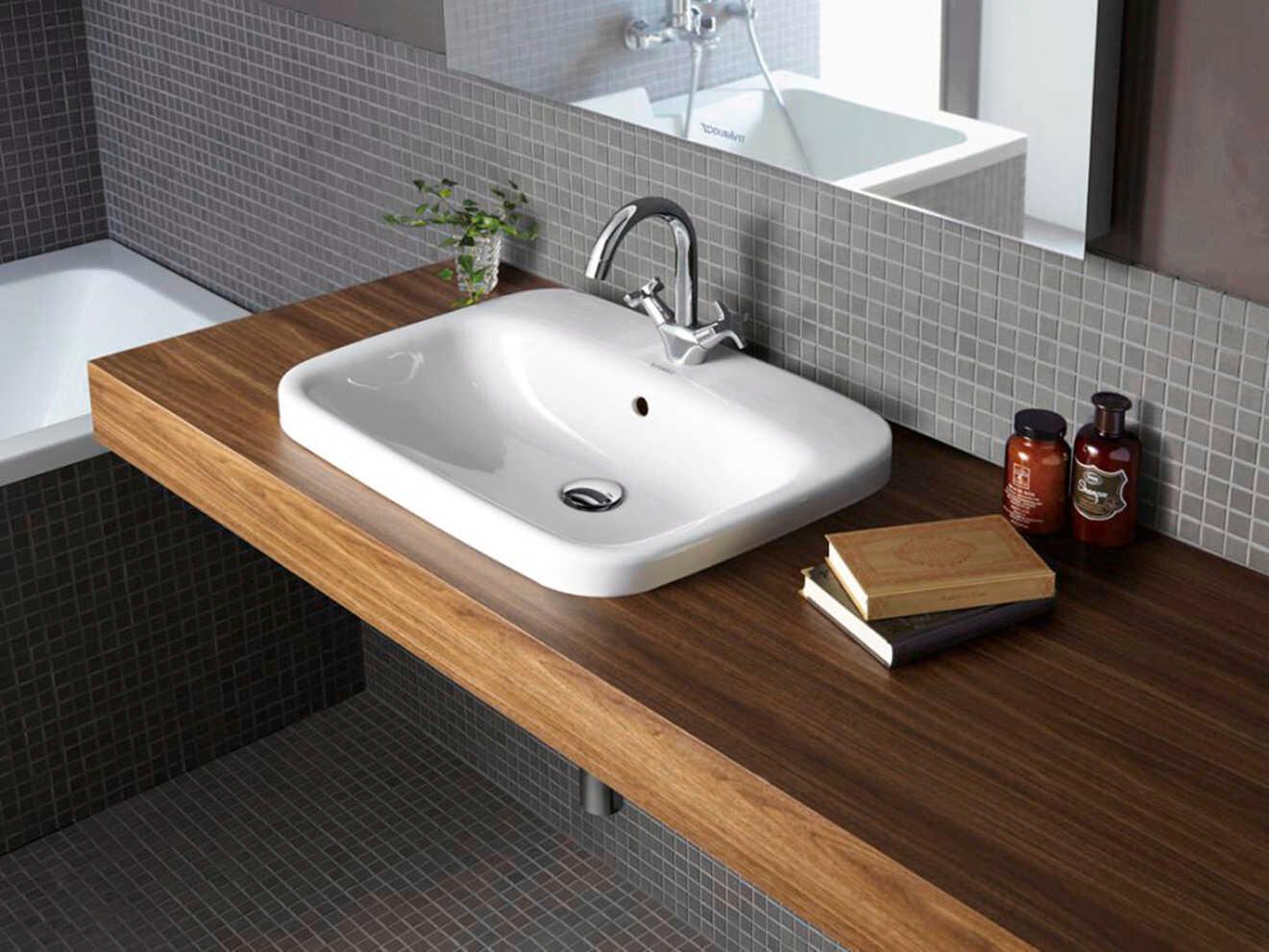 Duravit Durastyle 22'' Ceramic White High Gloss Undermount Sink with 1 Faucet hole