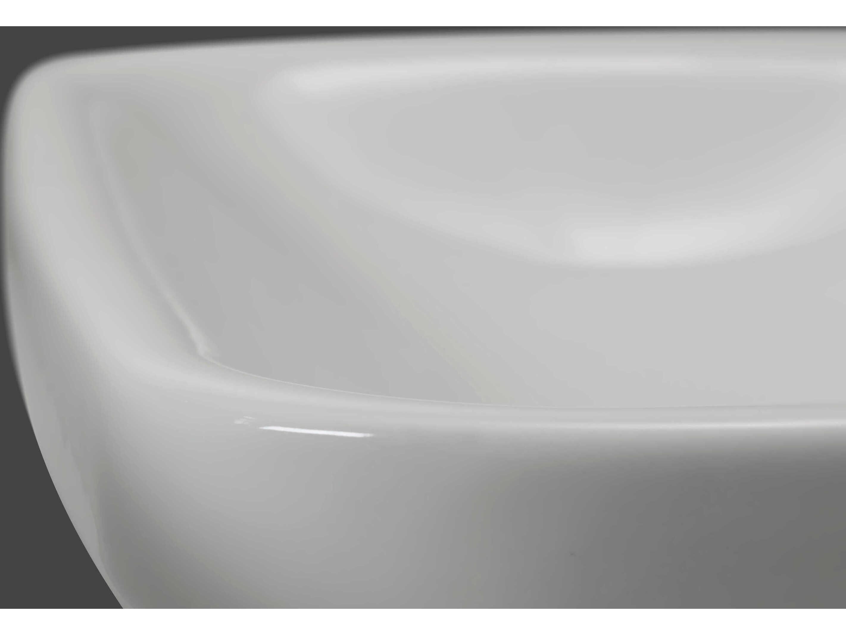 Duravit Durastyle 22'' Ceramic White High Gloss Undermount Sink with 1 Faucet hole