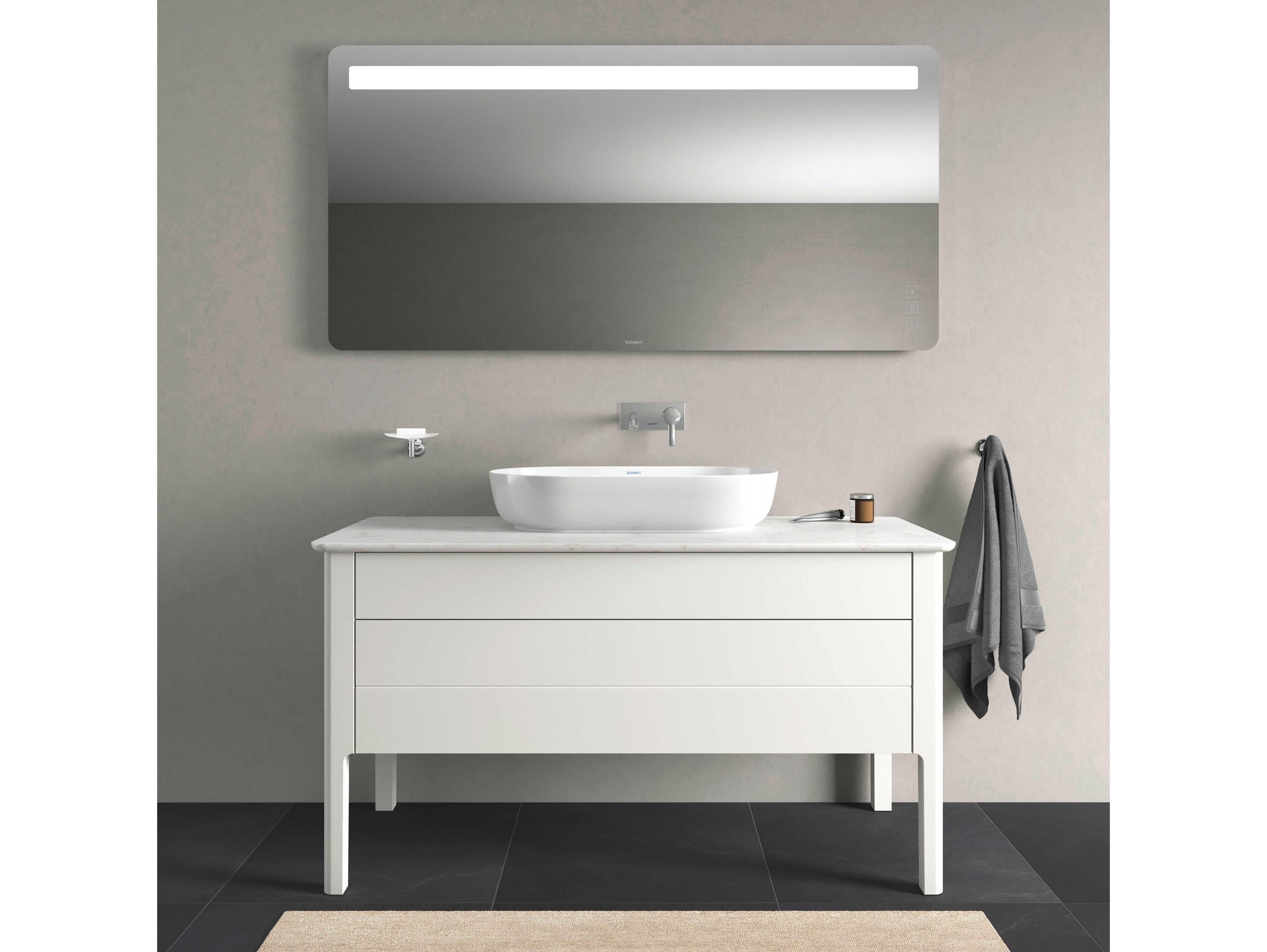 Duravit Luv 27'' White High Glos Washbowl Sink with No Faucet Holes