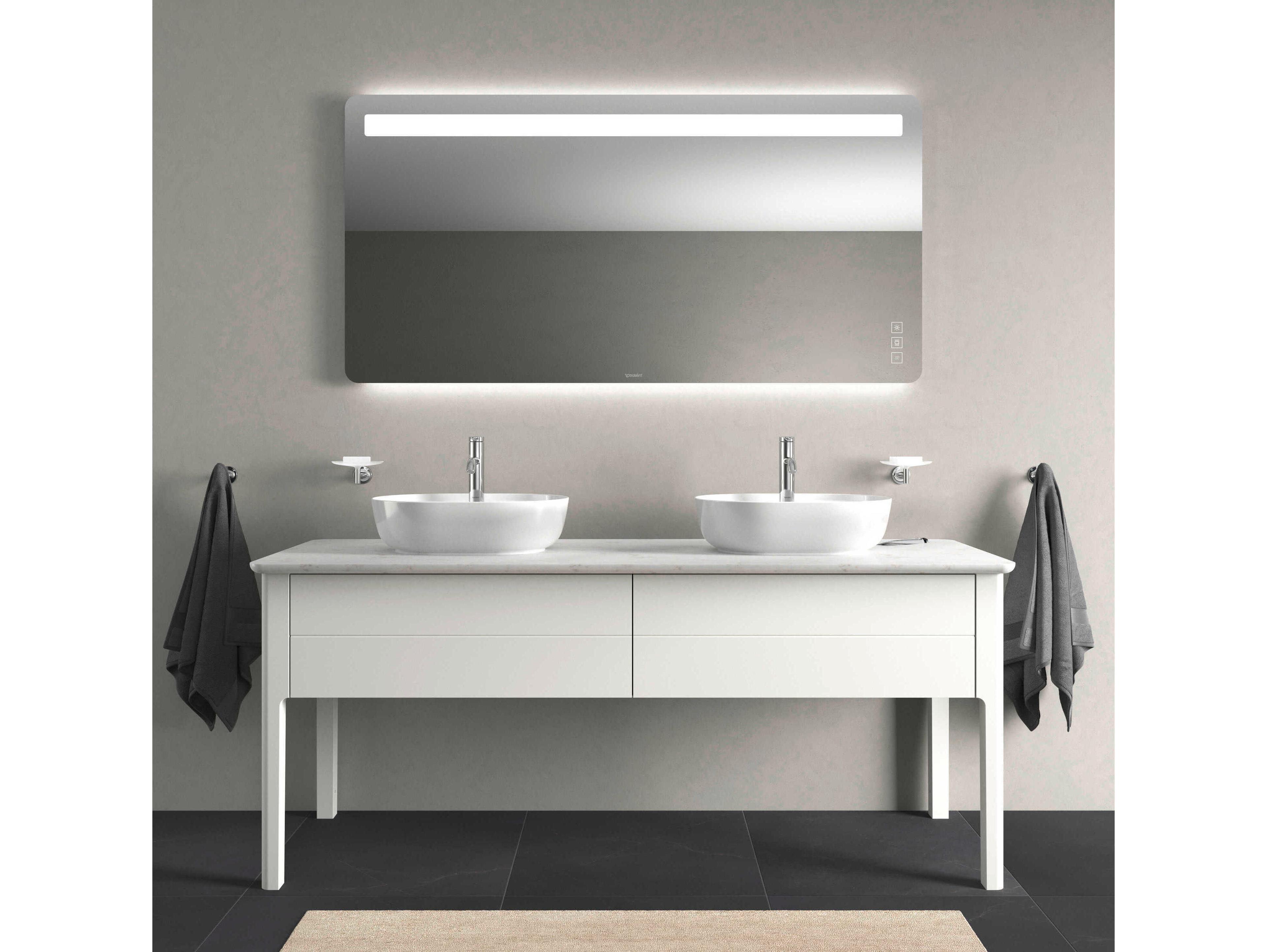 Duravit Luv 19'' White High Glos Washbowl Sink with 1 Faucet Holes