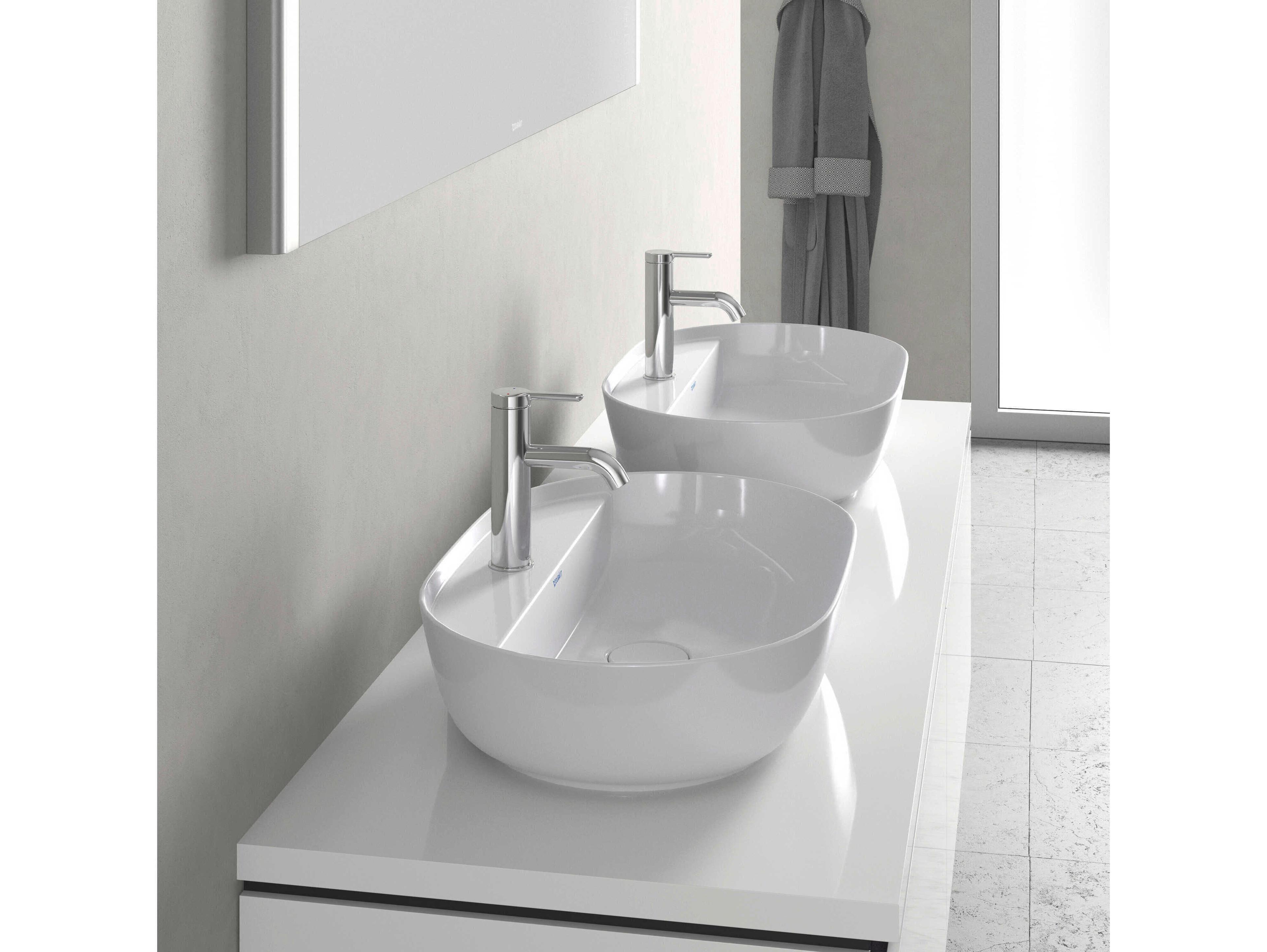 Duravit Luv 24'' White High Glos Washbowl Sink with 1 Faucet Holes