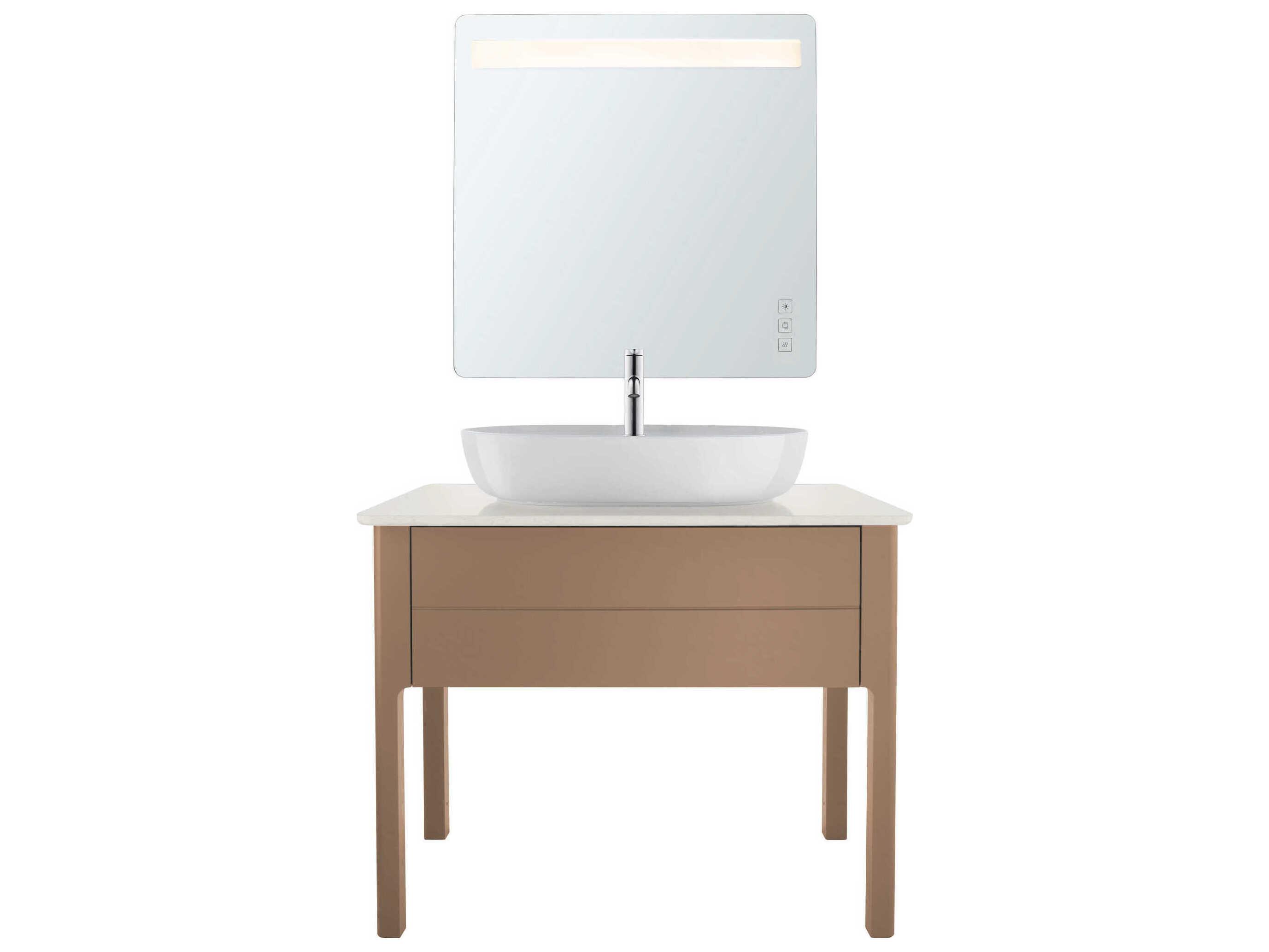 Duravit Luv 27'' White High Glos Washbowl Sink with 1 Faucet Holes