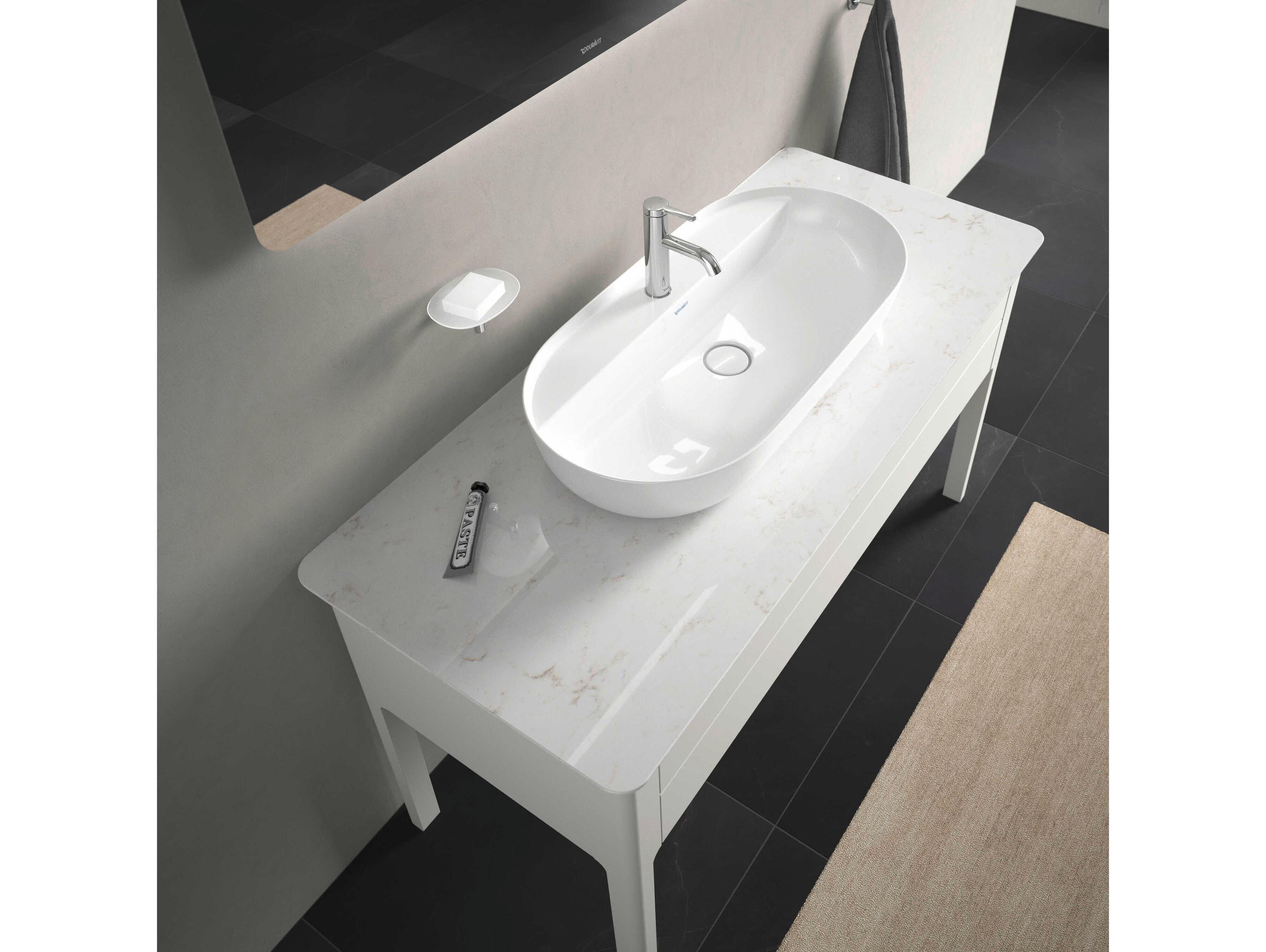 Duravit Luv 32'' White High Glos Washbowl Sink with 1 Faucet Holes