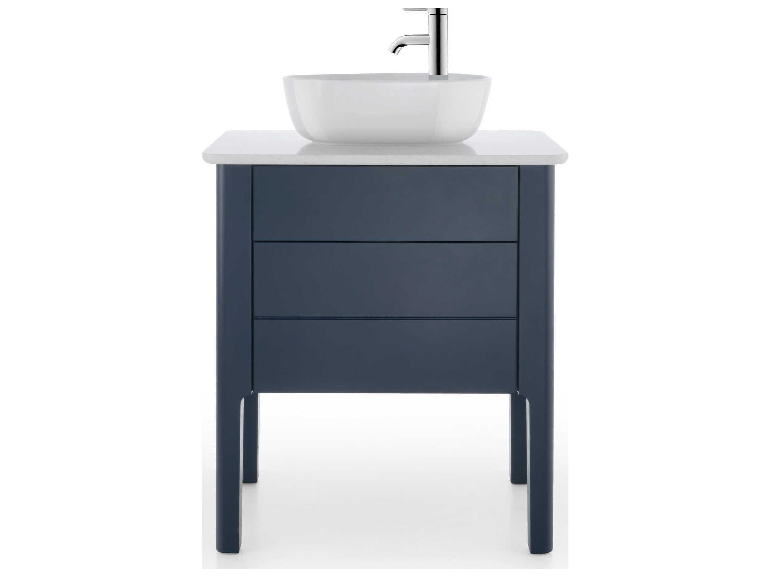 Duravit Luv 17'' White High Glos Washbowl Sink with 1 Faucet Holes