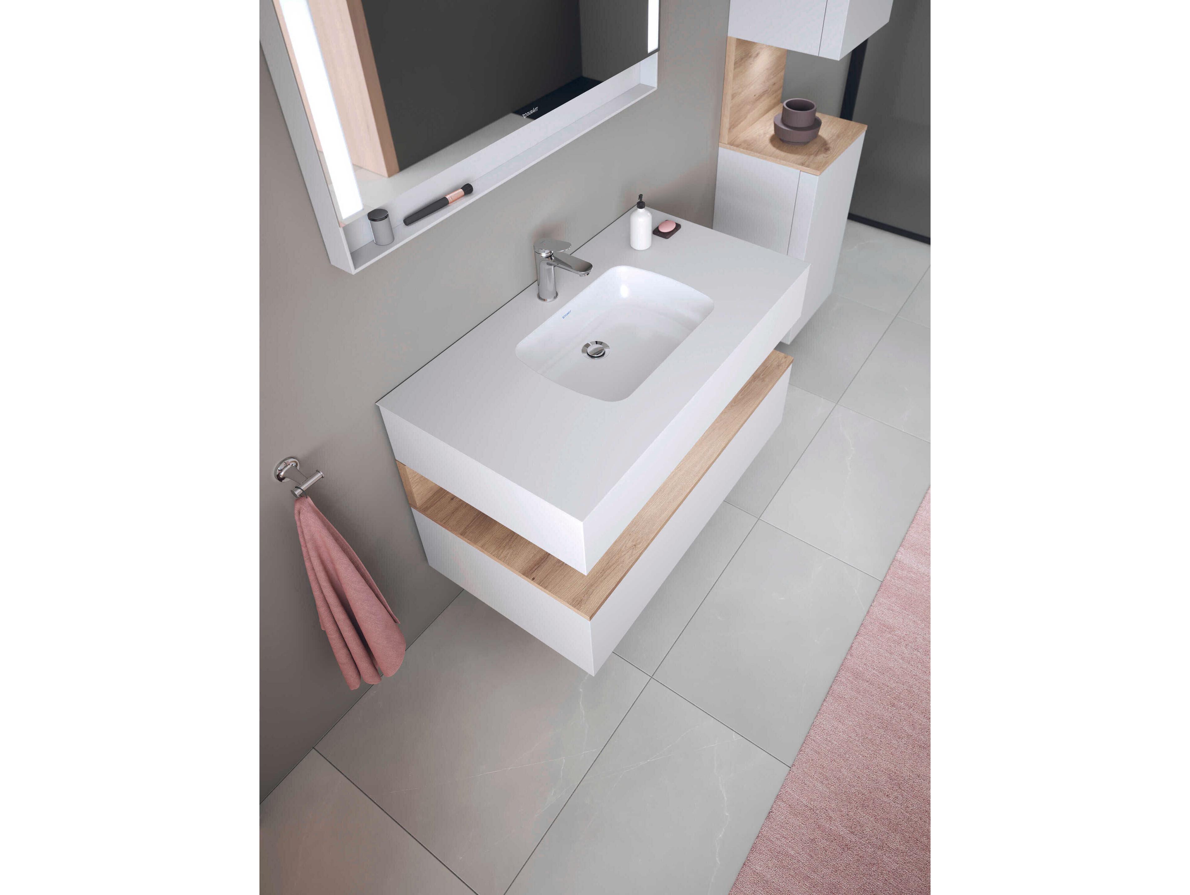 Duravit Qatego 19'' White High Gloss Underomount Sink