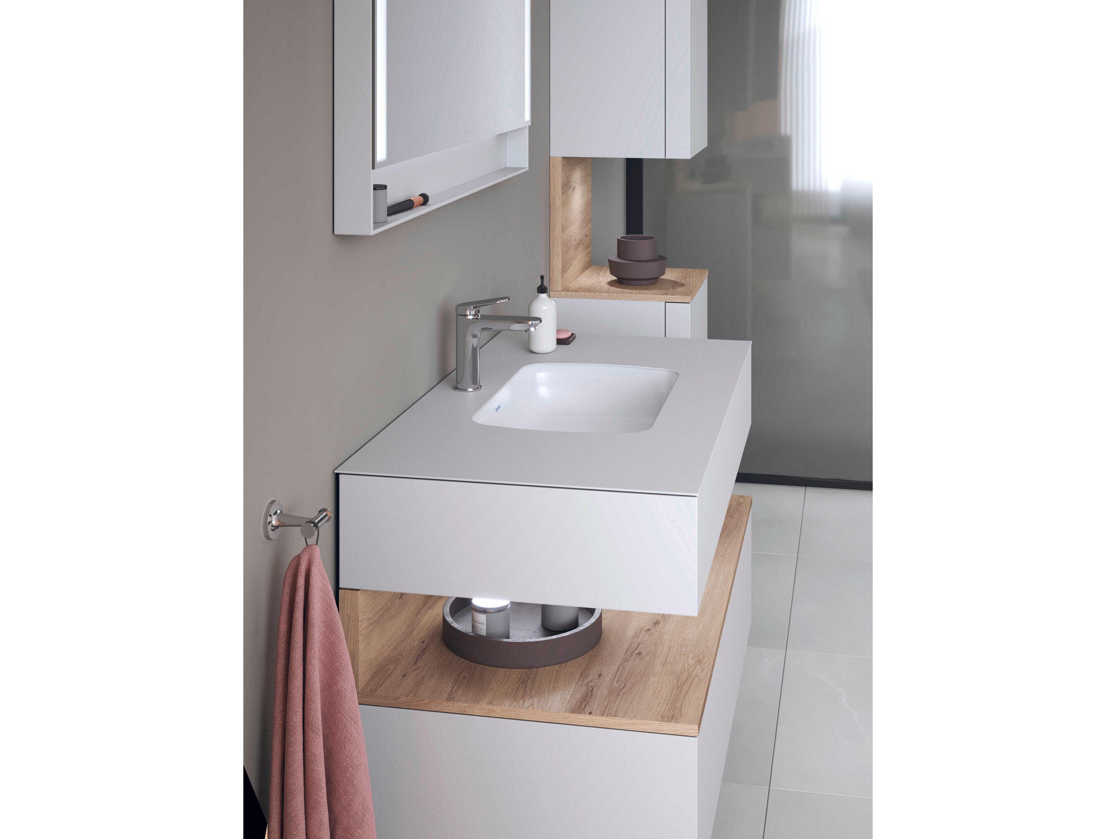 Duravit Qatego 19'' White High Gloss Underomount Sink