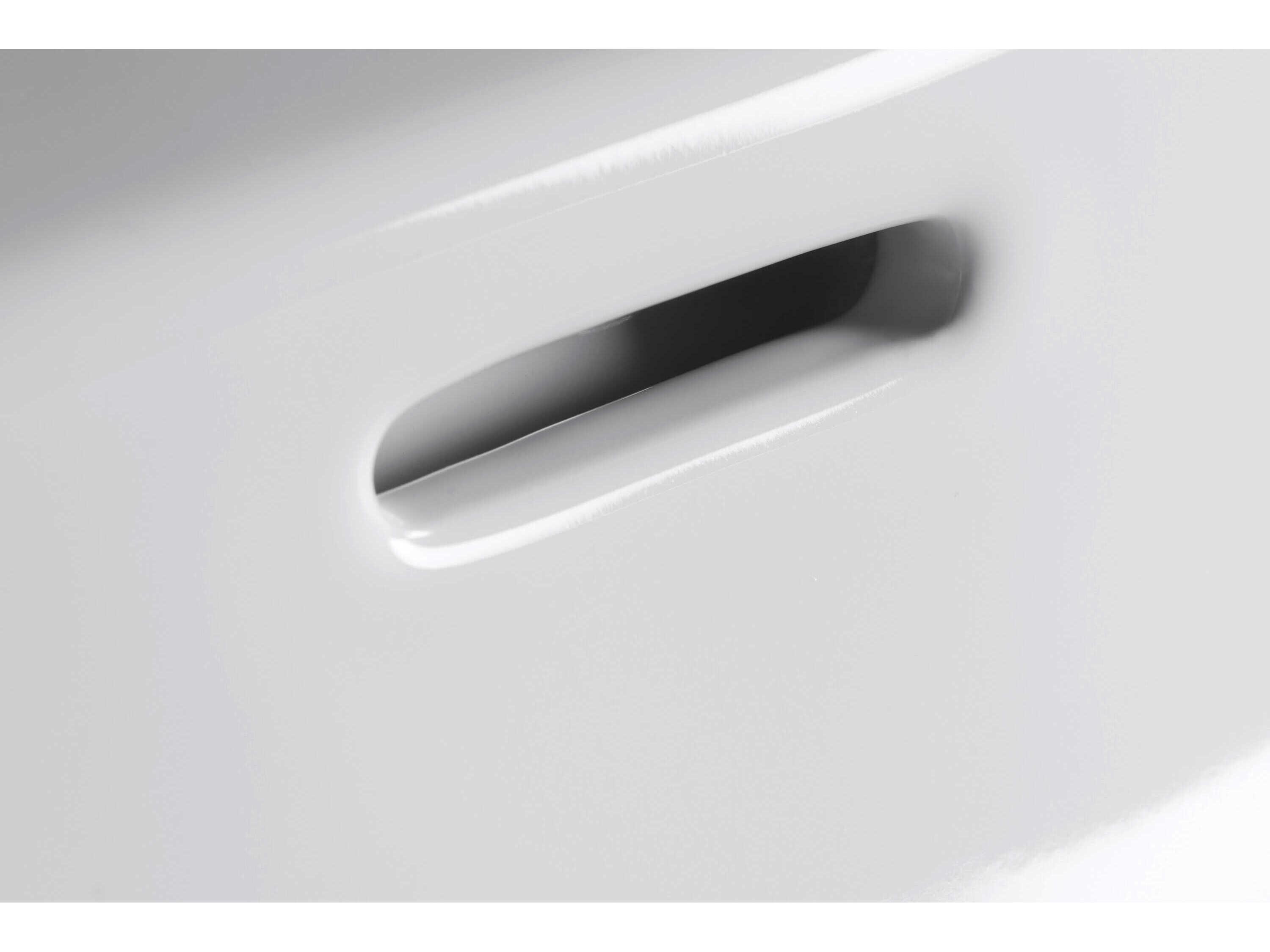 Duravit 1930 Series 24'' White High Gloss Sink with 3 faucet hole