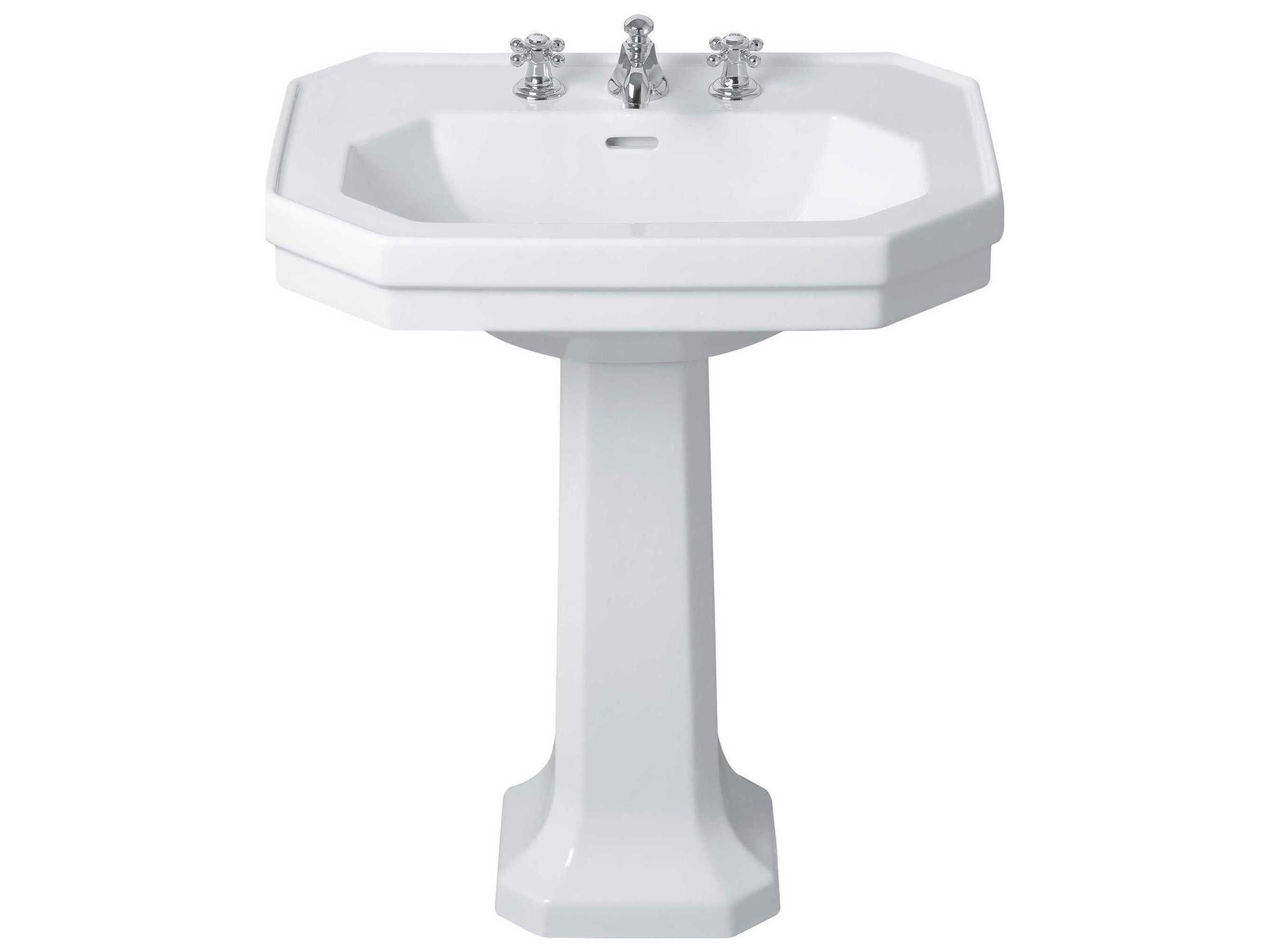 Duravit 1930 Series 28'' White High Gloss Sink with 1 faucet hole