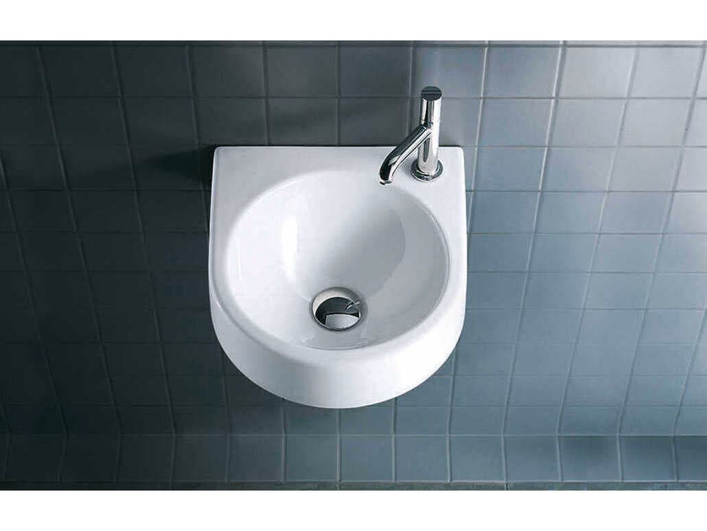 Duravit Architec 23'' White High Gloss Sink with 1 right positioned faucet hole