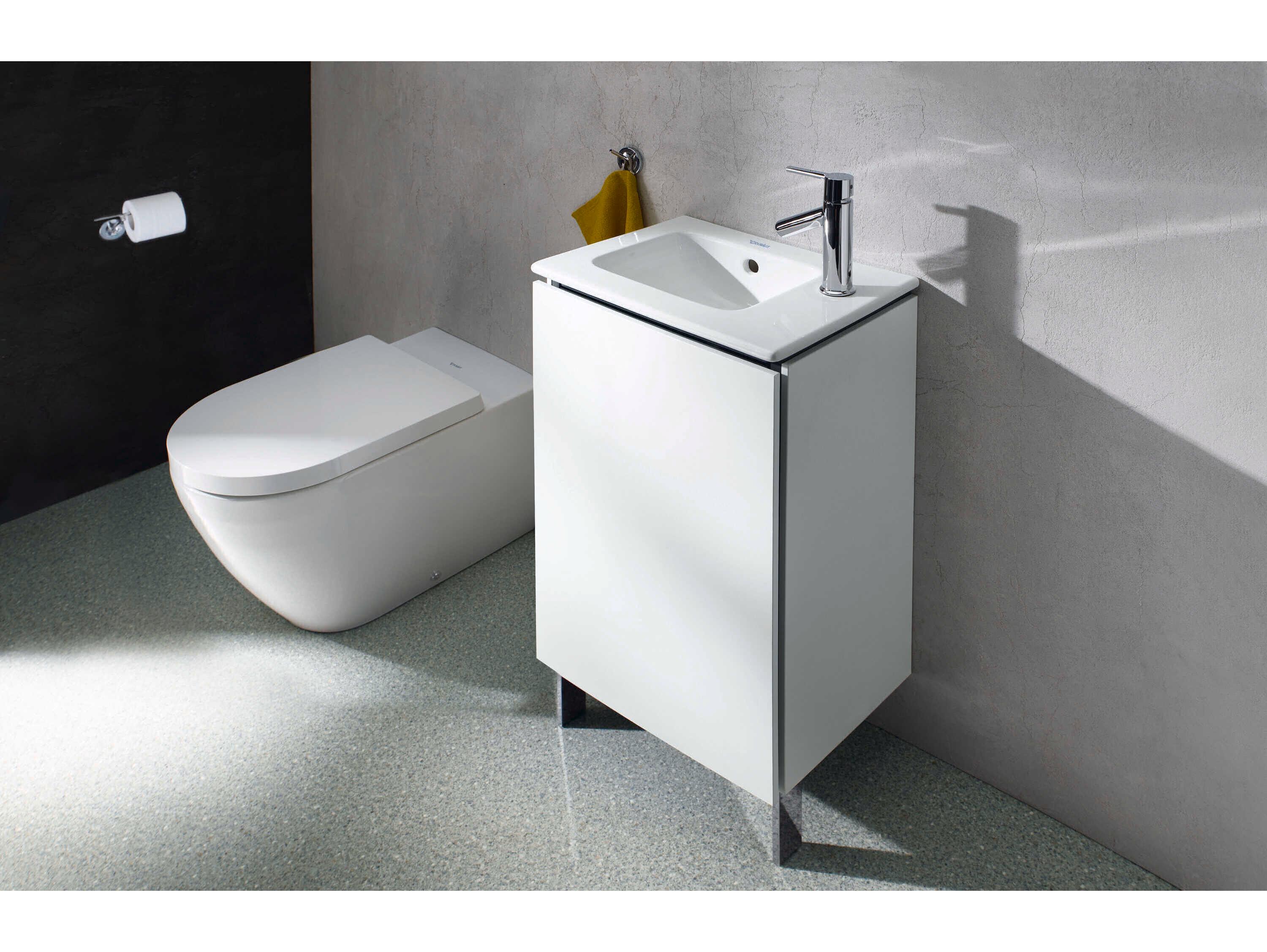 Duravit Me By Starck 17'' Ceramic White High Gloss Hand Sink with 1 Faucet Hole