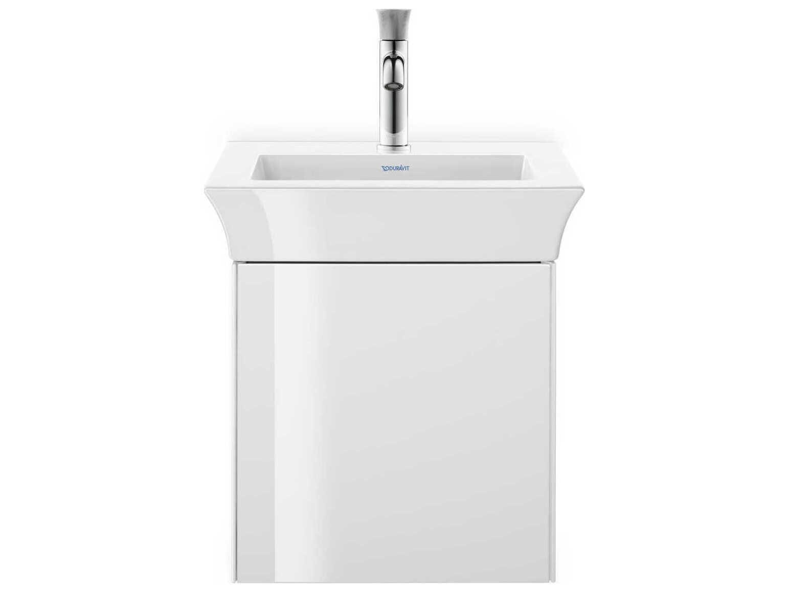 Duravit White Tulip 18'' White High Glosss Hand Sink with 1 Faucet Hole