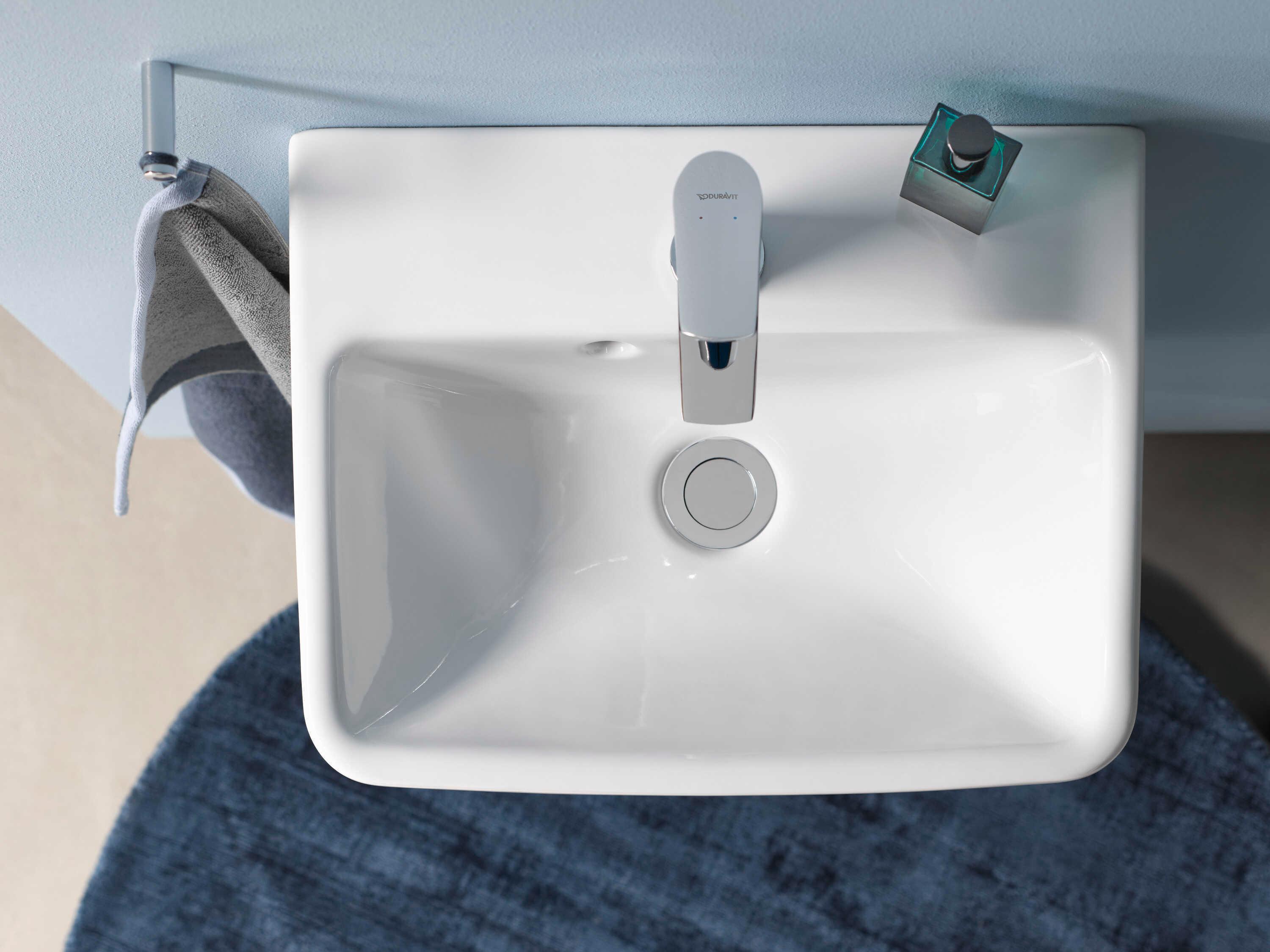 Duravit Duravit No.1 18'' Ceramic White High Gloss Sink with 1 Faucet Hole
