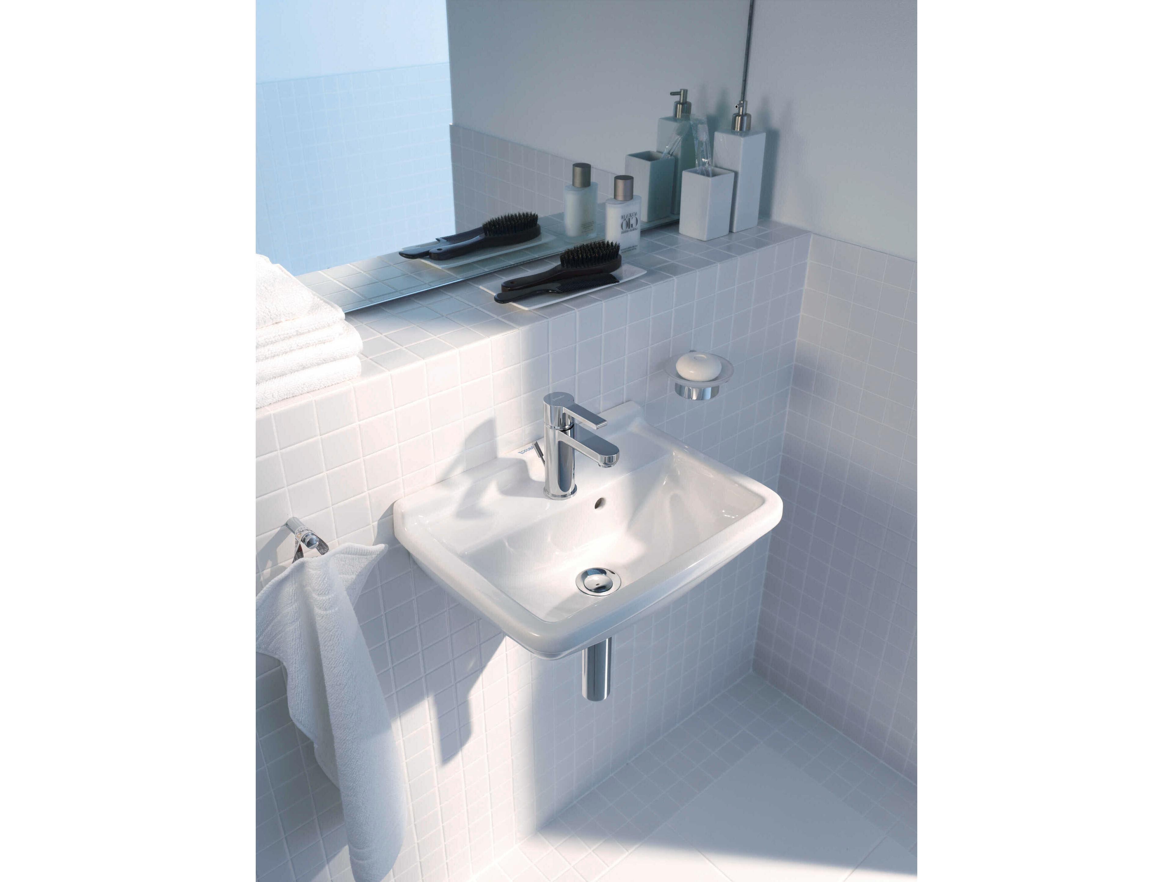 Duravit Starck 3 18'' Ceramic White High Gloss Hand Sink with 1 Faucet Hole