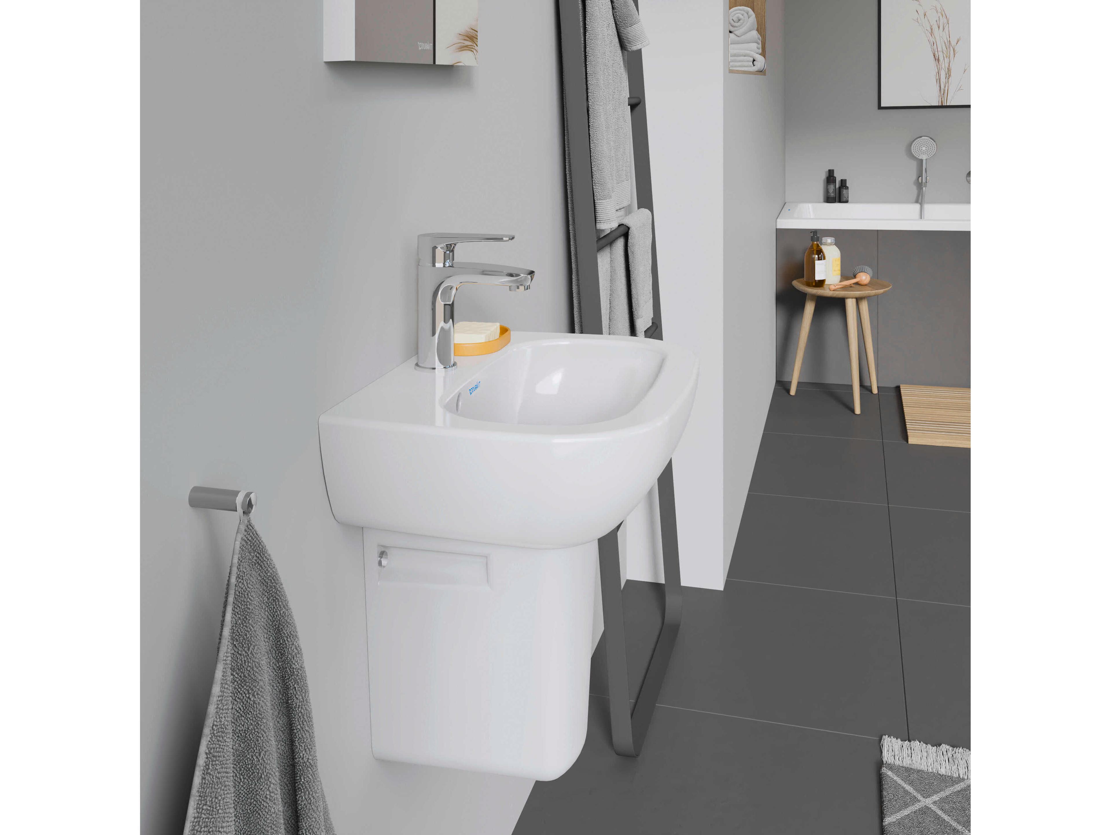 Duravit D-code 9'' Ceramic White Siphon Cover