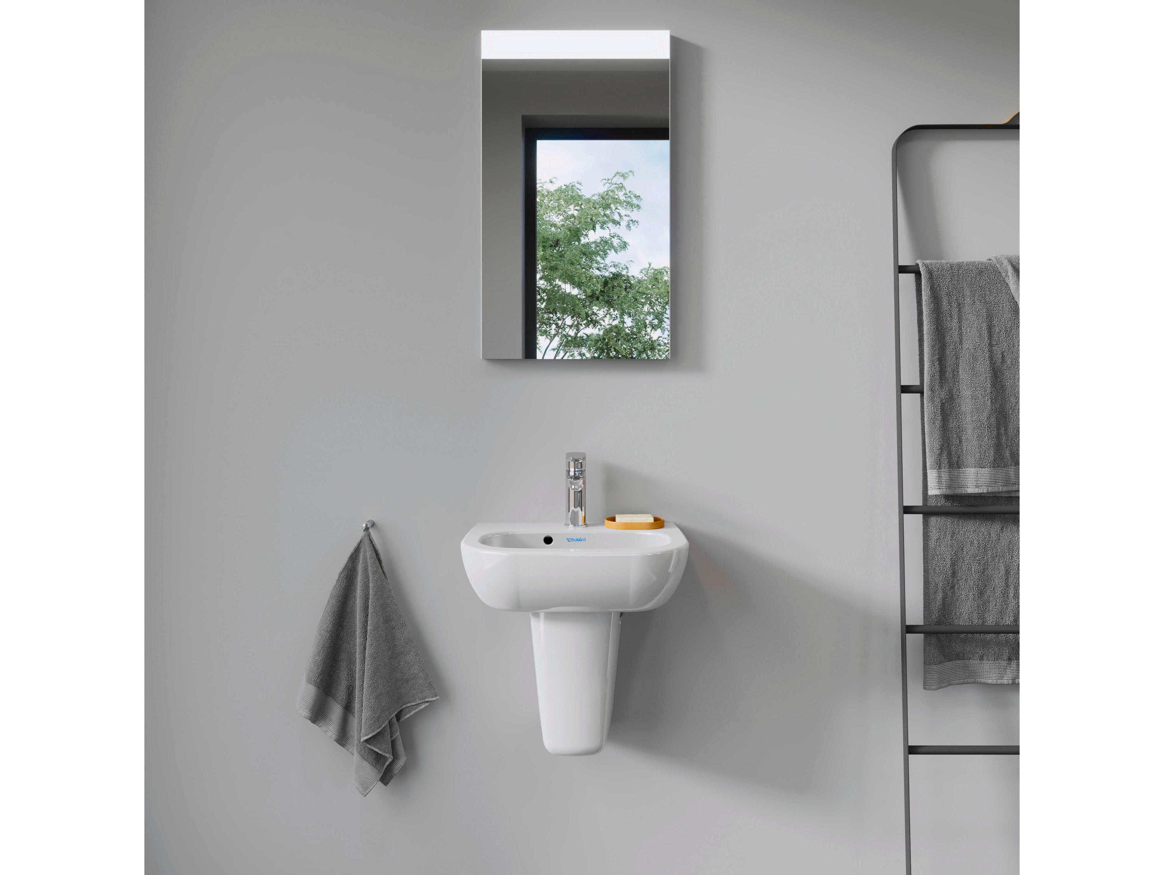 Duravit D-code 9'' Ceramic White Siphon Cover