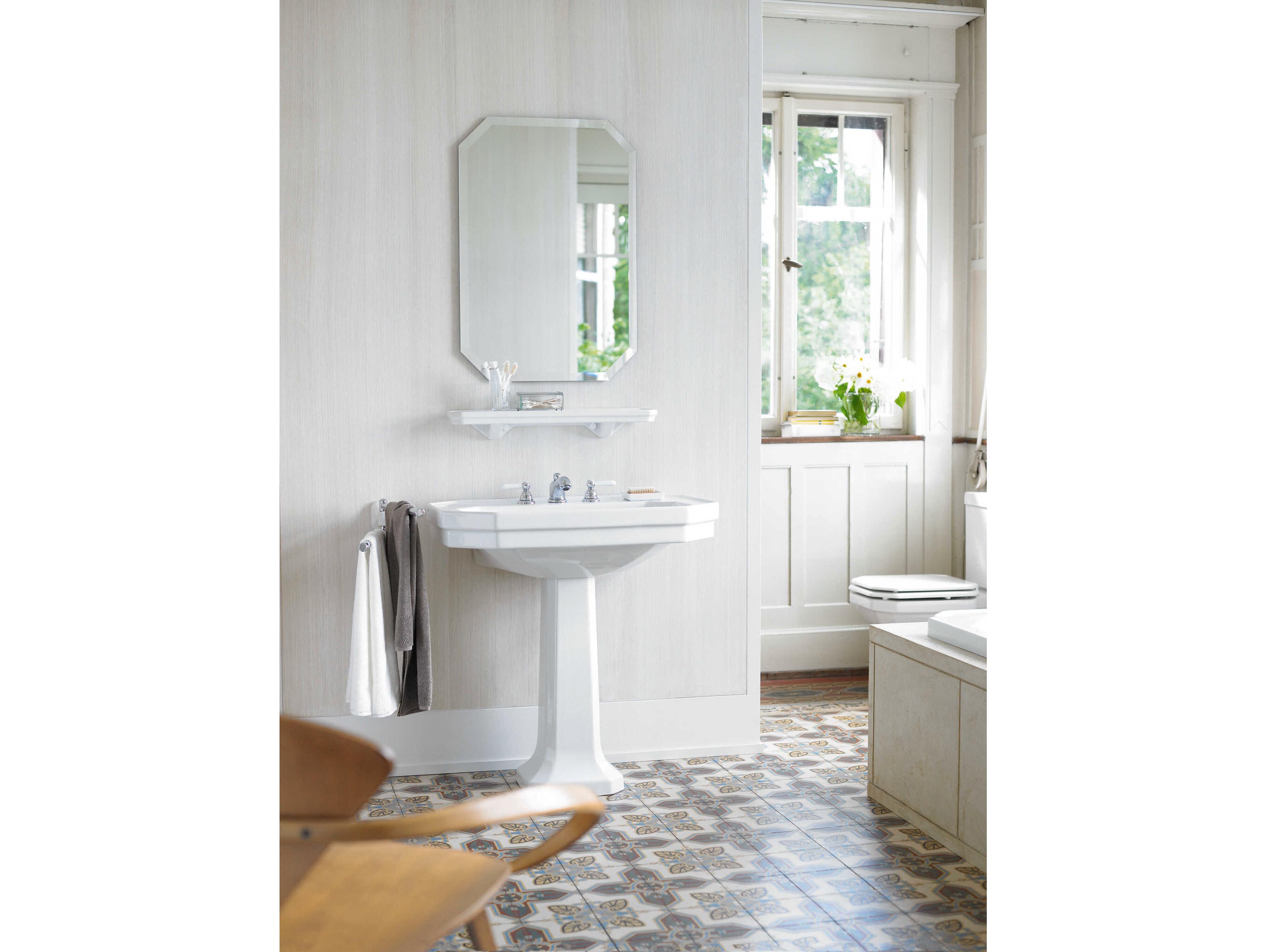 Duravit 1930 Series 12'' White High Gloss Pedestal