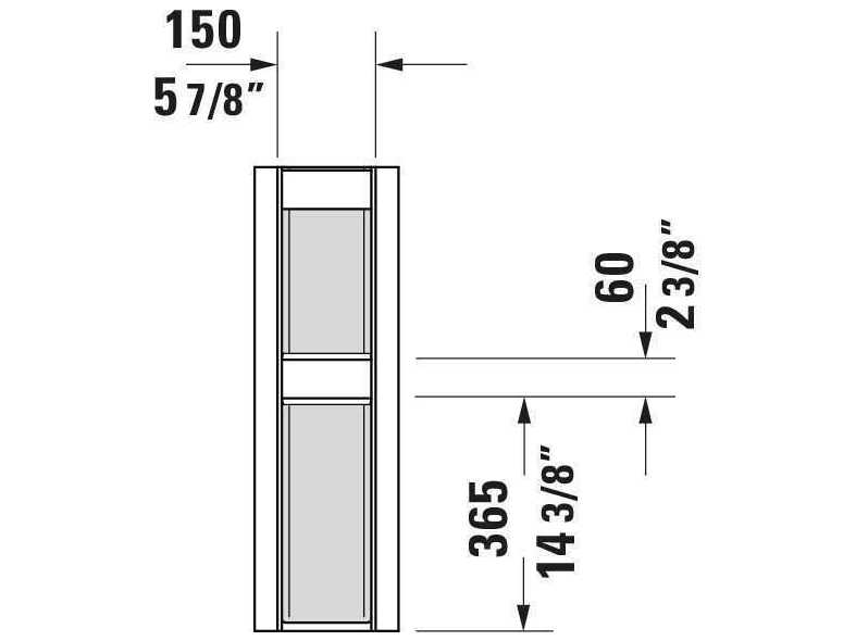 Duravit Happy D.2 9'' Ceramic White High Gloss Pedestal