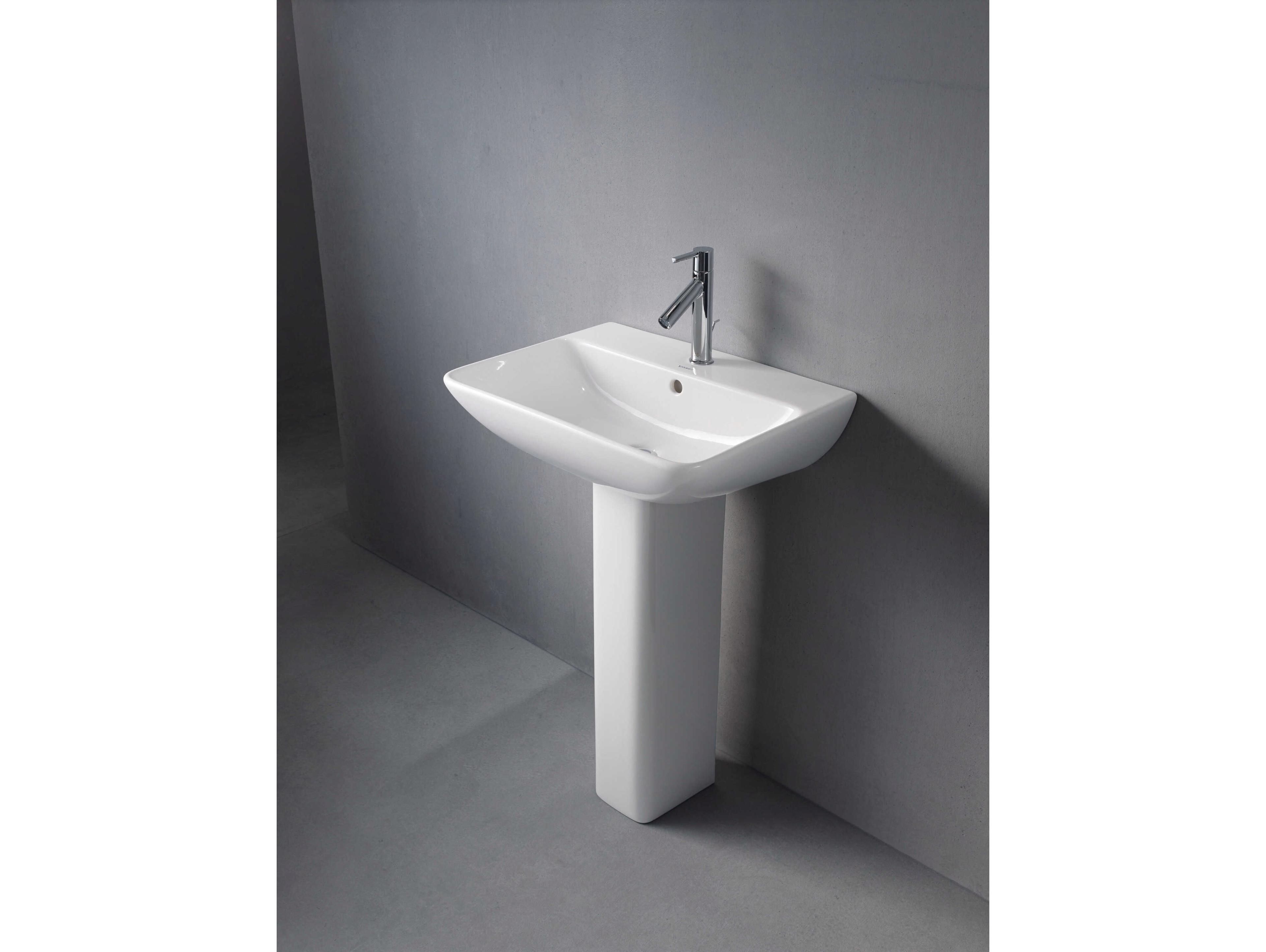 Duravit Me By Starck 7'' Ceramic White High Gloss Sink Pedestal