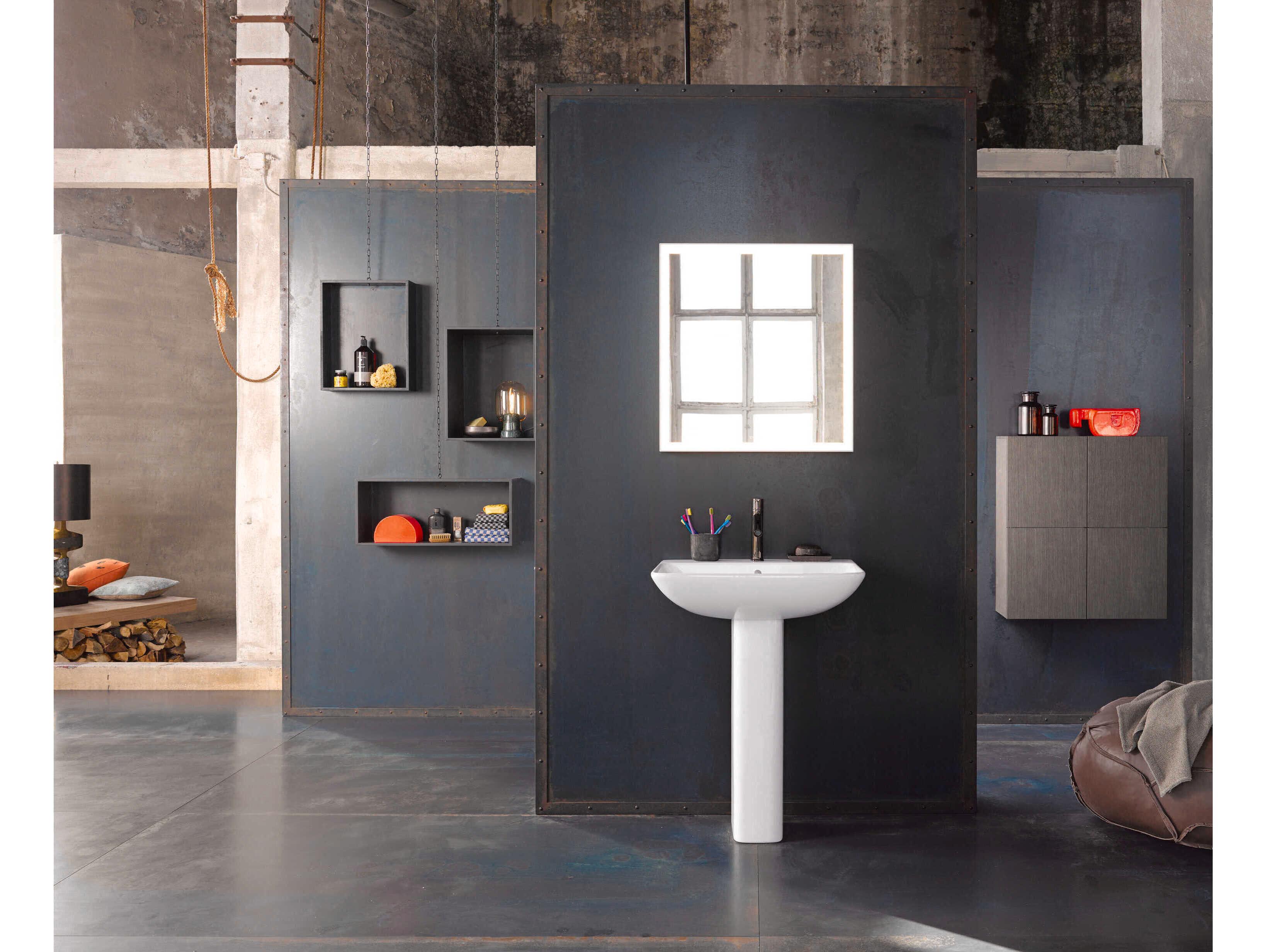 Duravit Me By Starck 7'' Ceramic White High Gloss Sink Pedestal