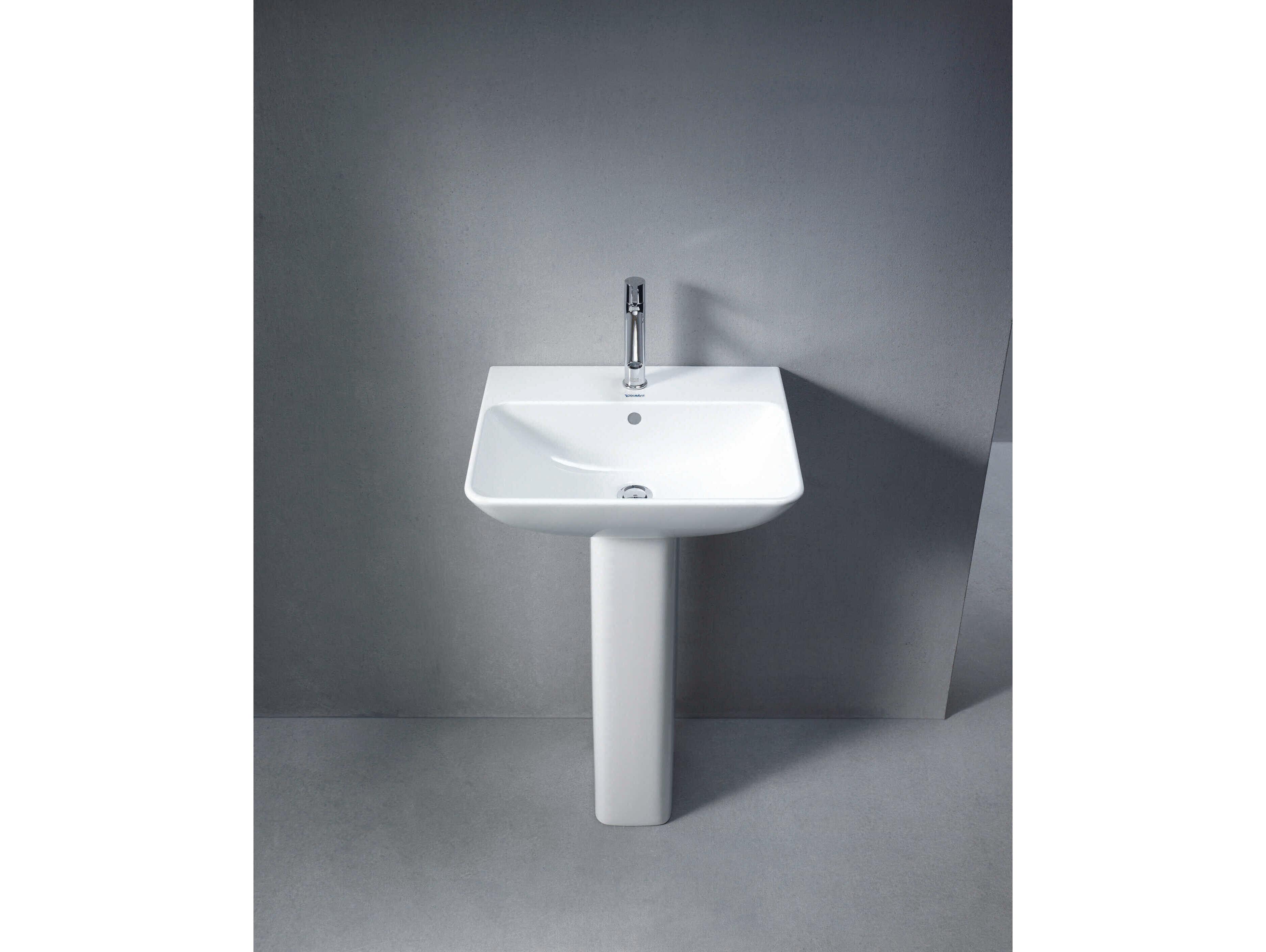 Duravit Me By Starck 7'' Ceramic White High Gloss Sink Pedestal