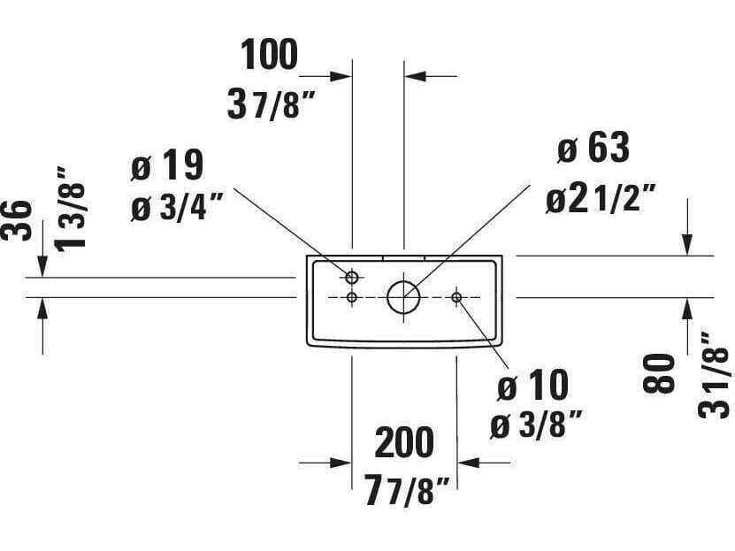 Duravit Starck 3 15'' Ceramic White Dual Flush Tank - 1.59 GPF