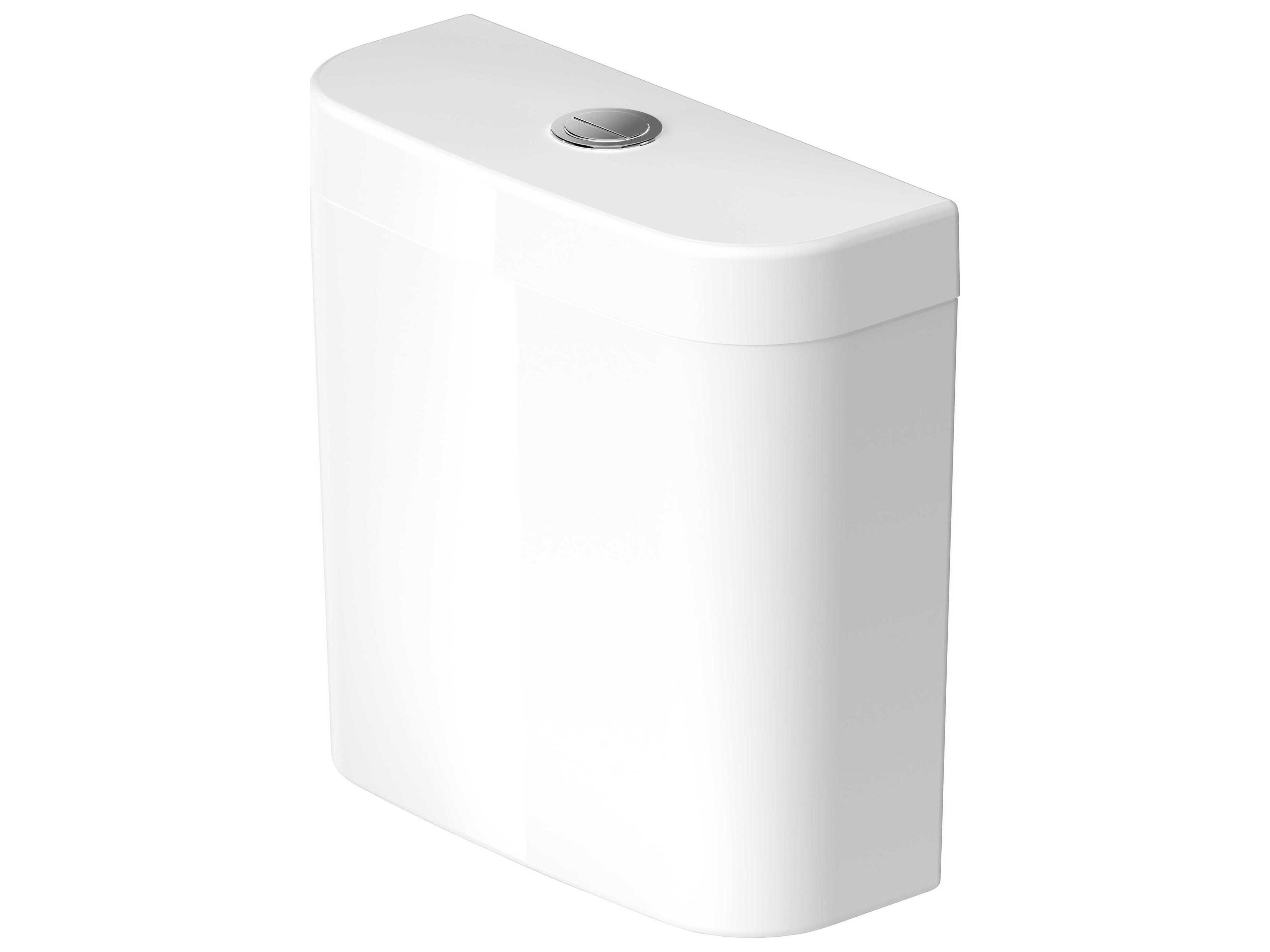 Duravit Happy D.2 16'' Ceramic Dual Flush White Tank - 1.59 GPF
