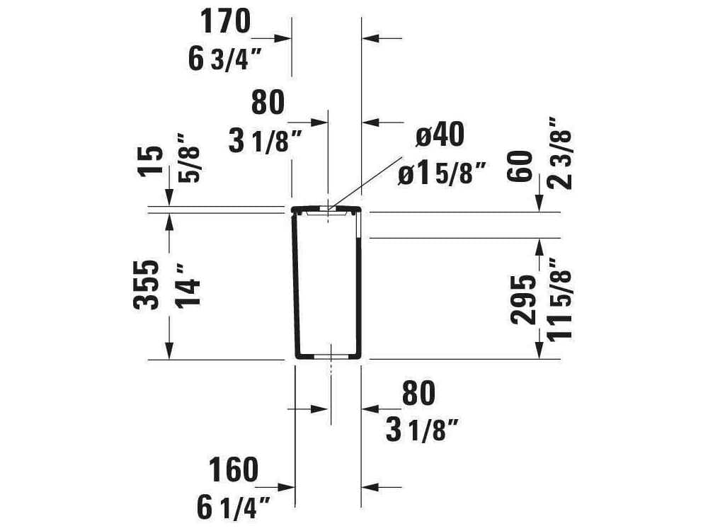 Duravit Durastyle 15'' Ceramic Single Flush White Tank - 1 GPF  - Right Side Lever