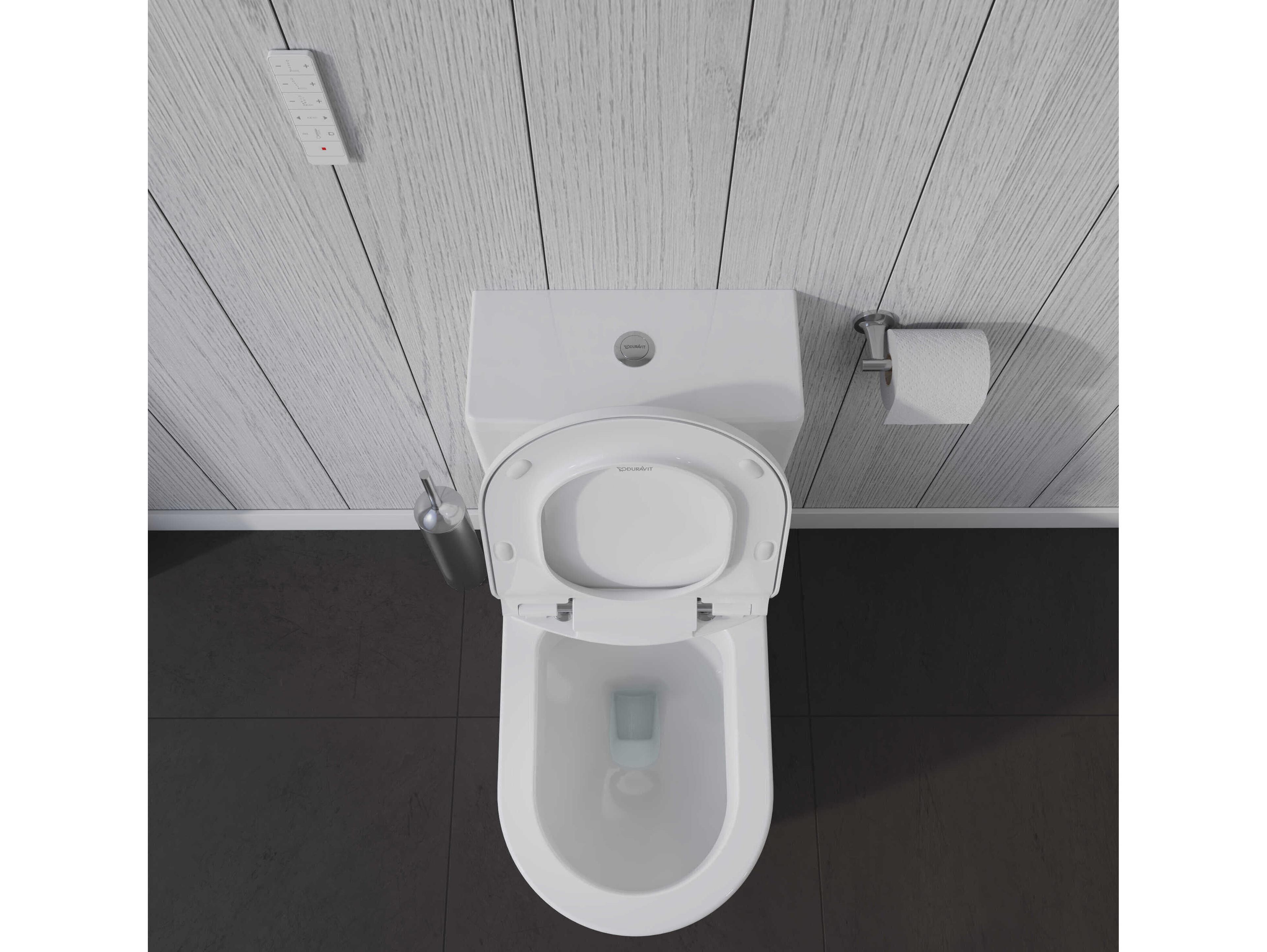 Duravit Me By Starck 16'' Ceramic Single Flush White Tank - 1.27 GPF