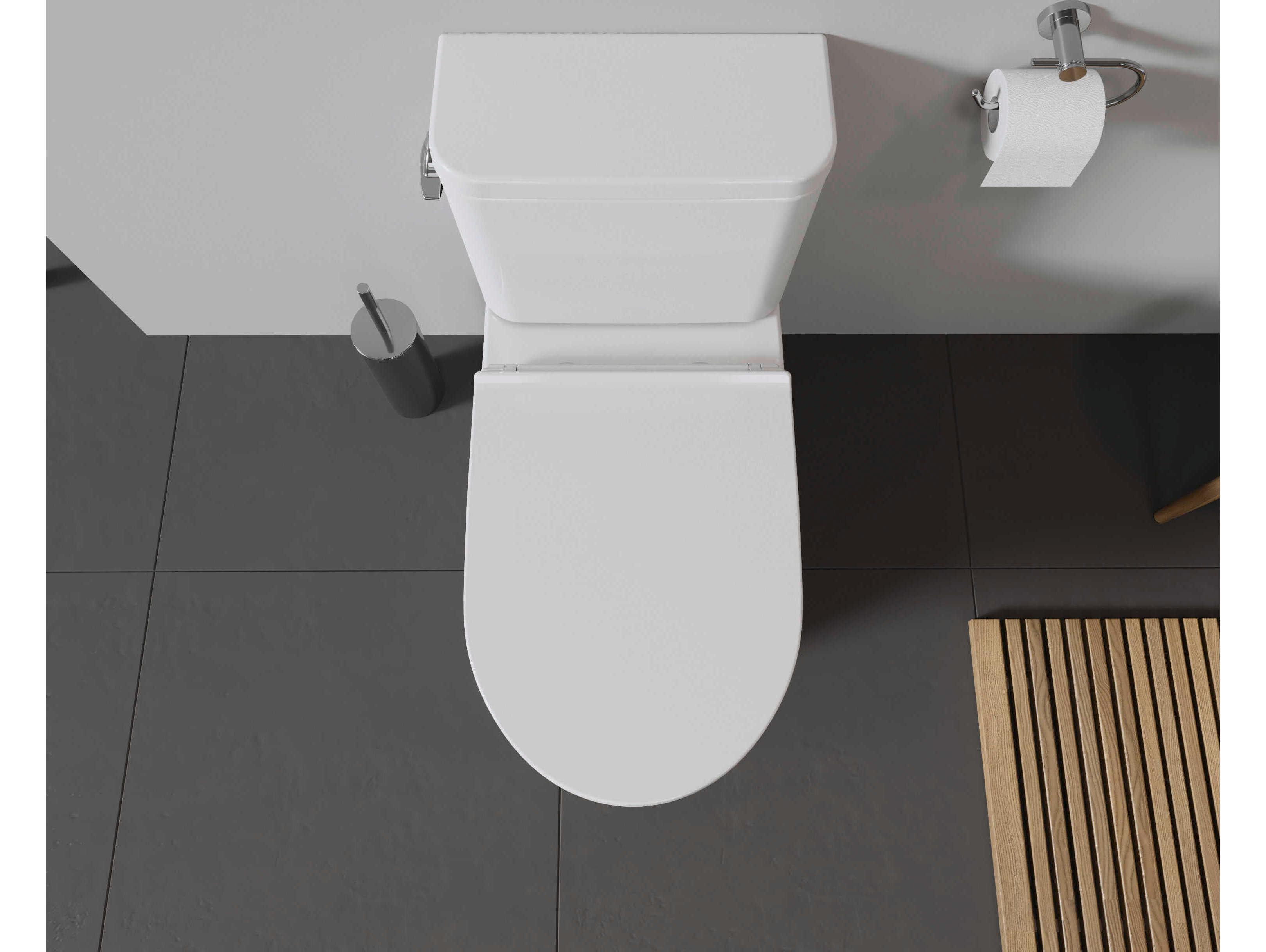 Duravit Duravit No.1 15'' Ceramic Single Flush White Tank - 1.27 GPF - Left-Hand Lever